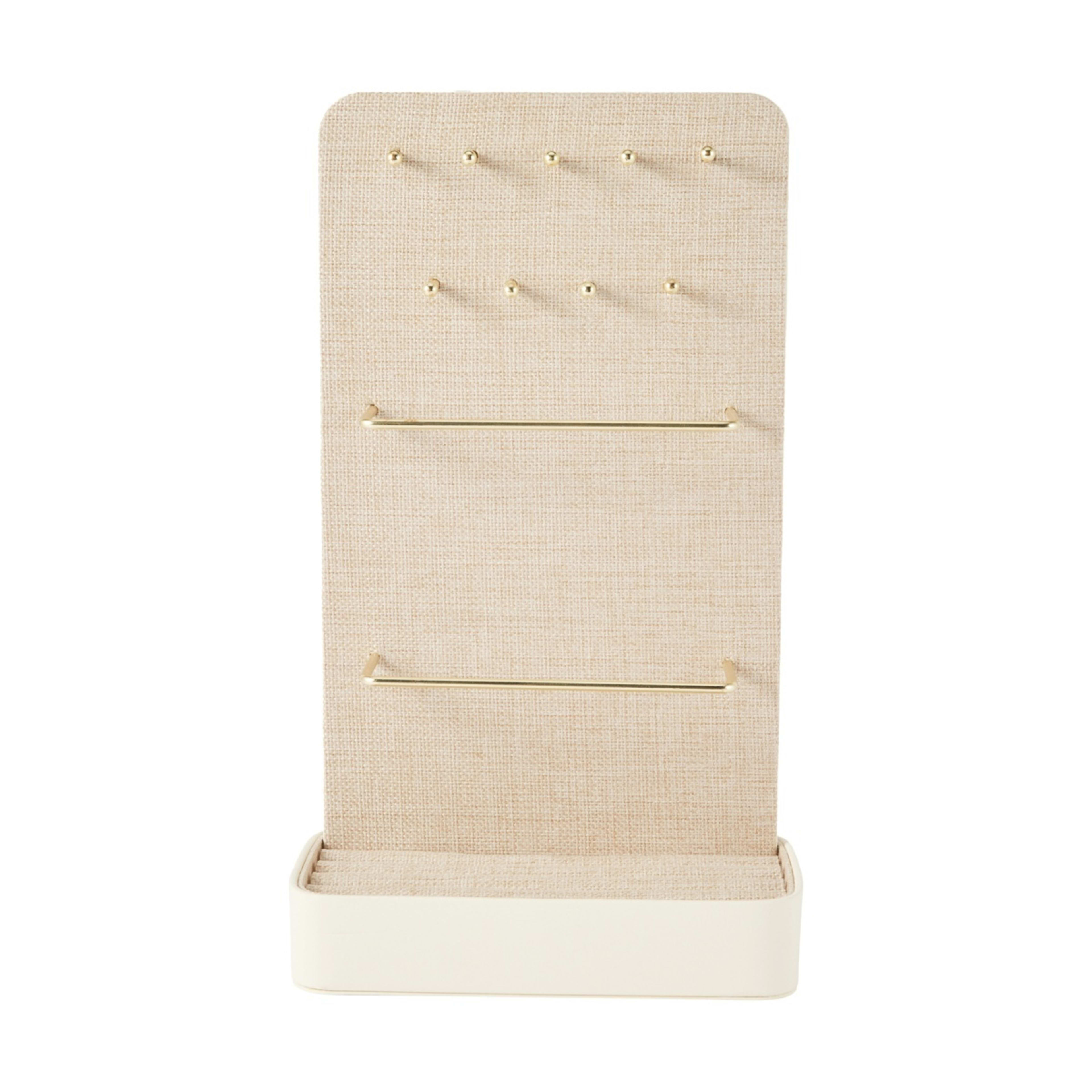 2 Linen Look Jewellery Stand, 2 of 5