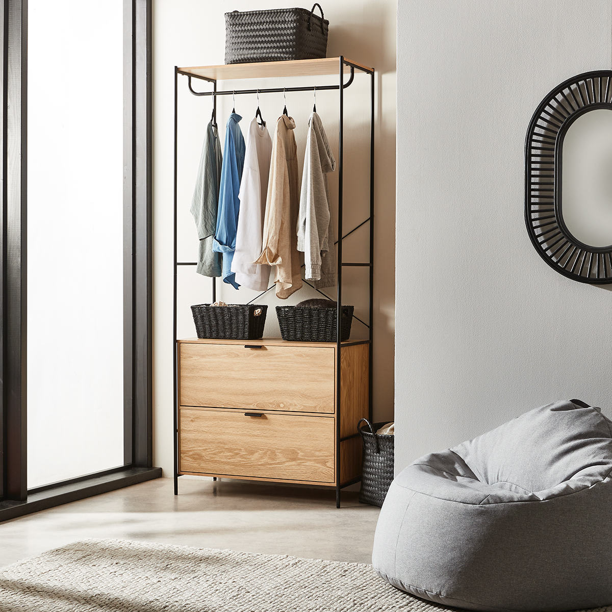 Egon Wardrobe with Drawers - Kmart