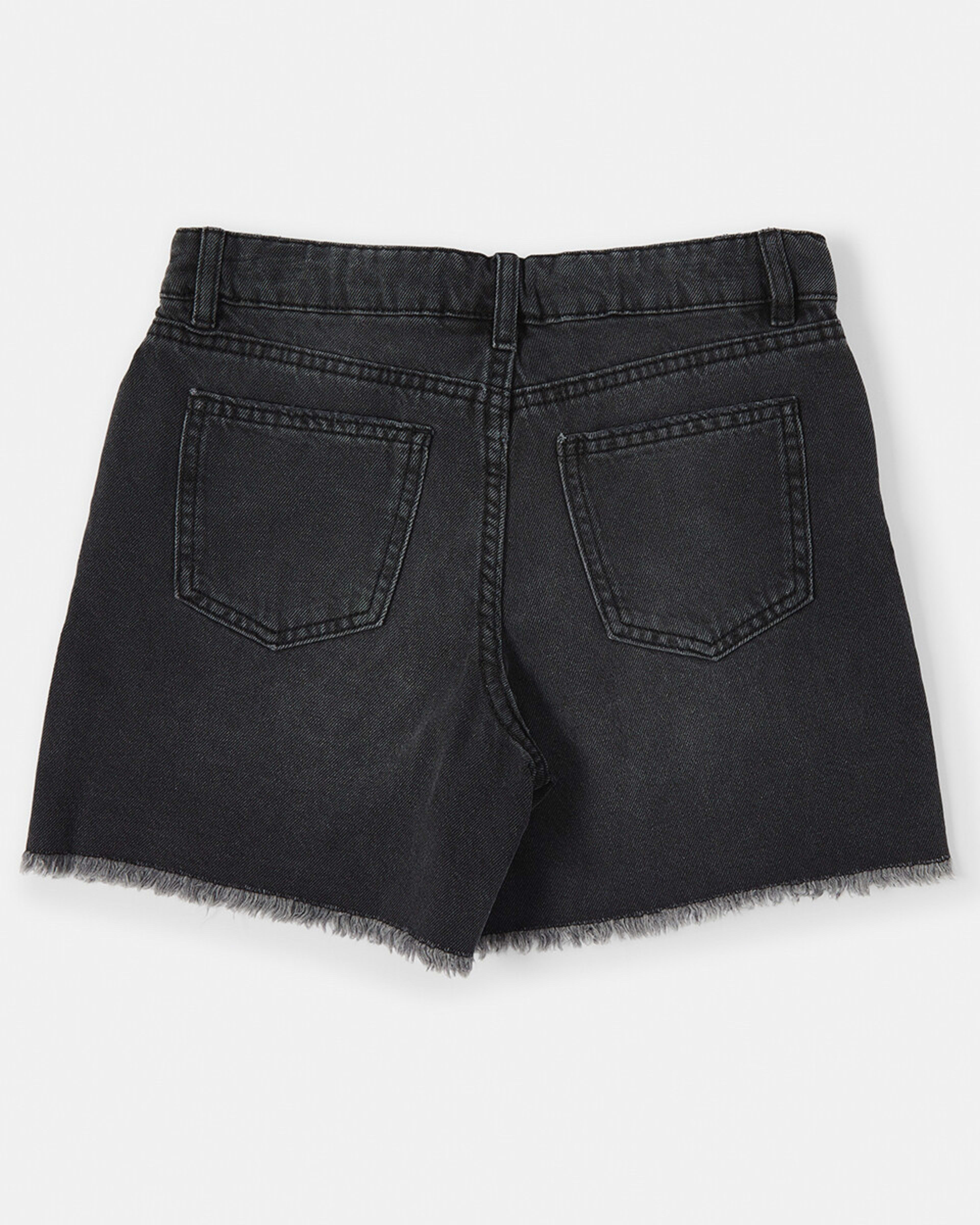 9 Bermuda Denim Shorts Blk Denim, 9 of 9