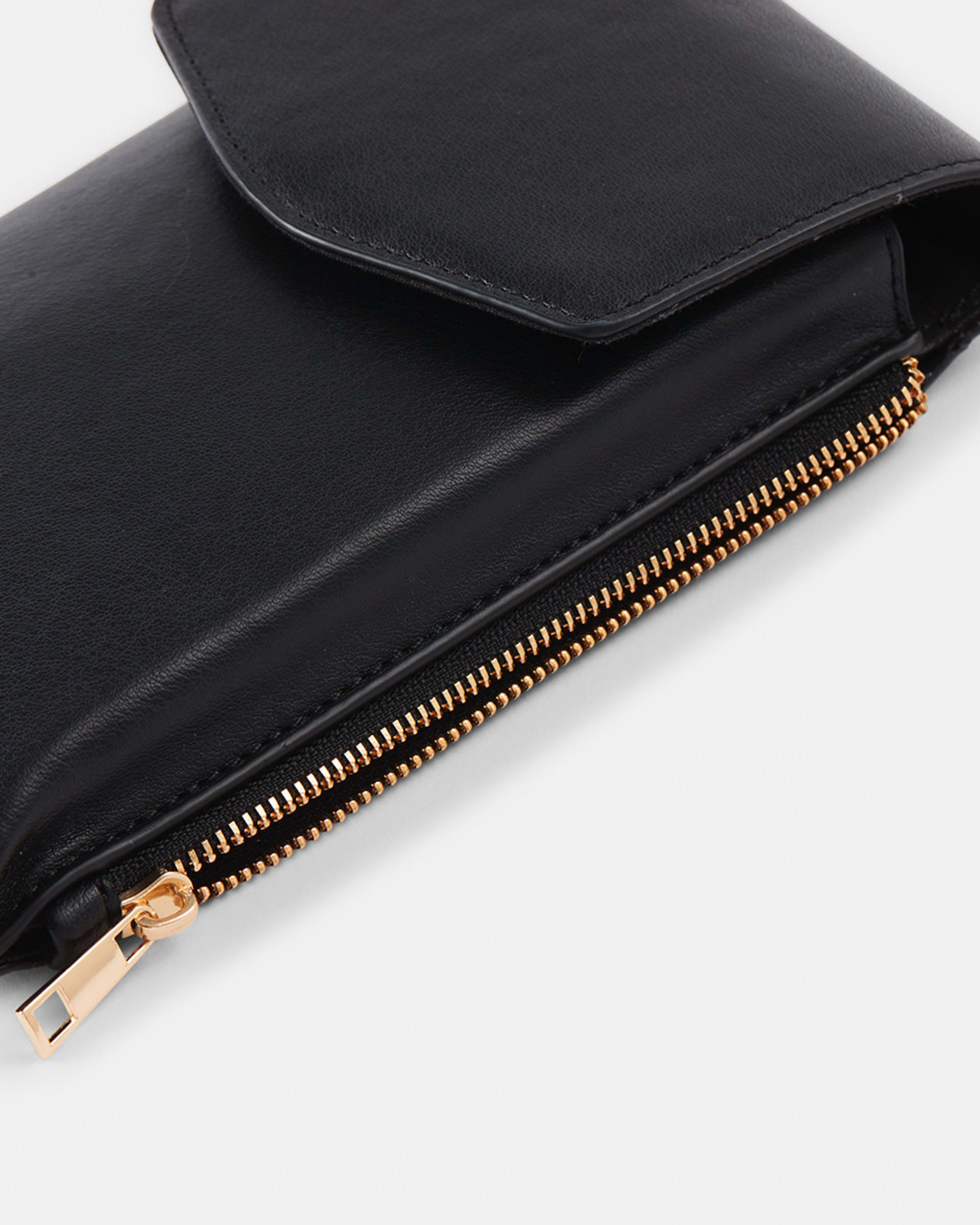 5 Phone Wallet Crossbody Bag Black, 5 of 7