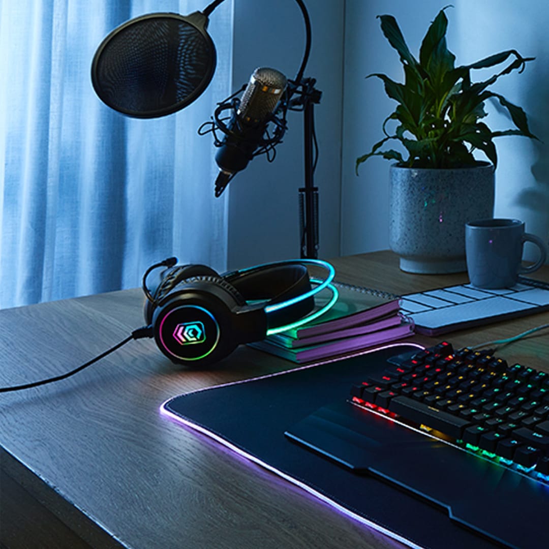 Gaming Headset Black Kmart