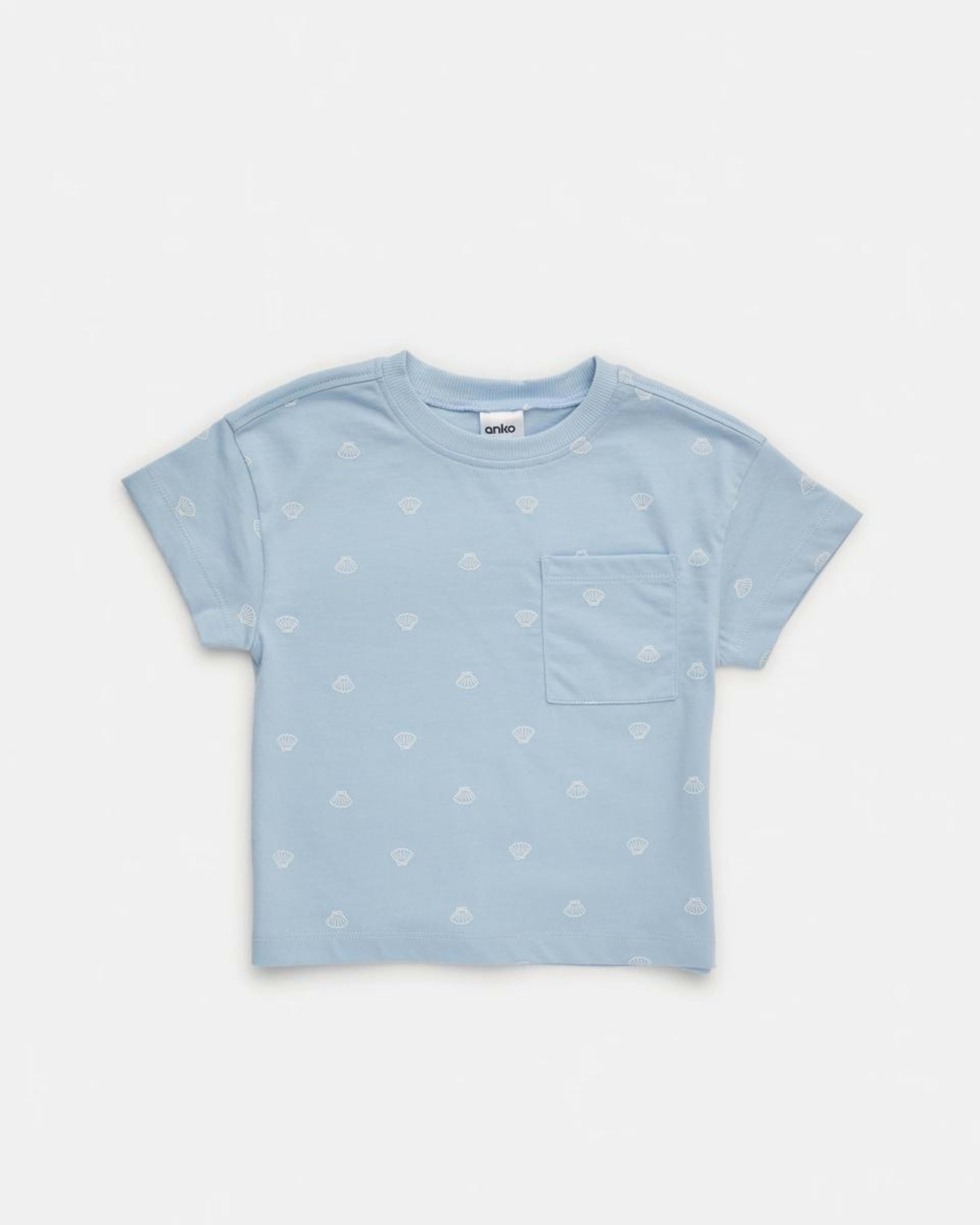 5 3 Pack Short Sleeve T-shirt Blu Shell, 5 of 5