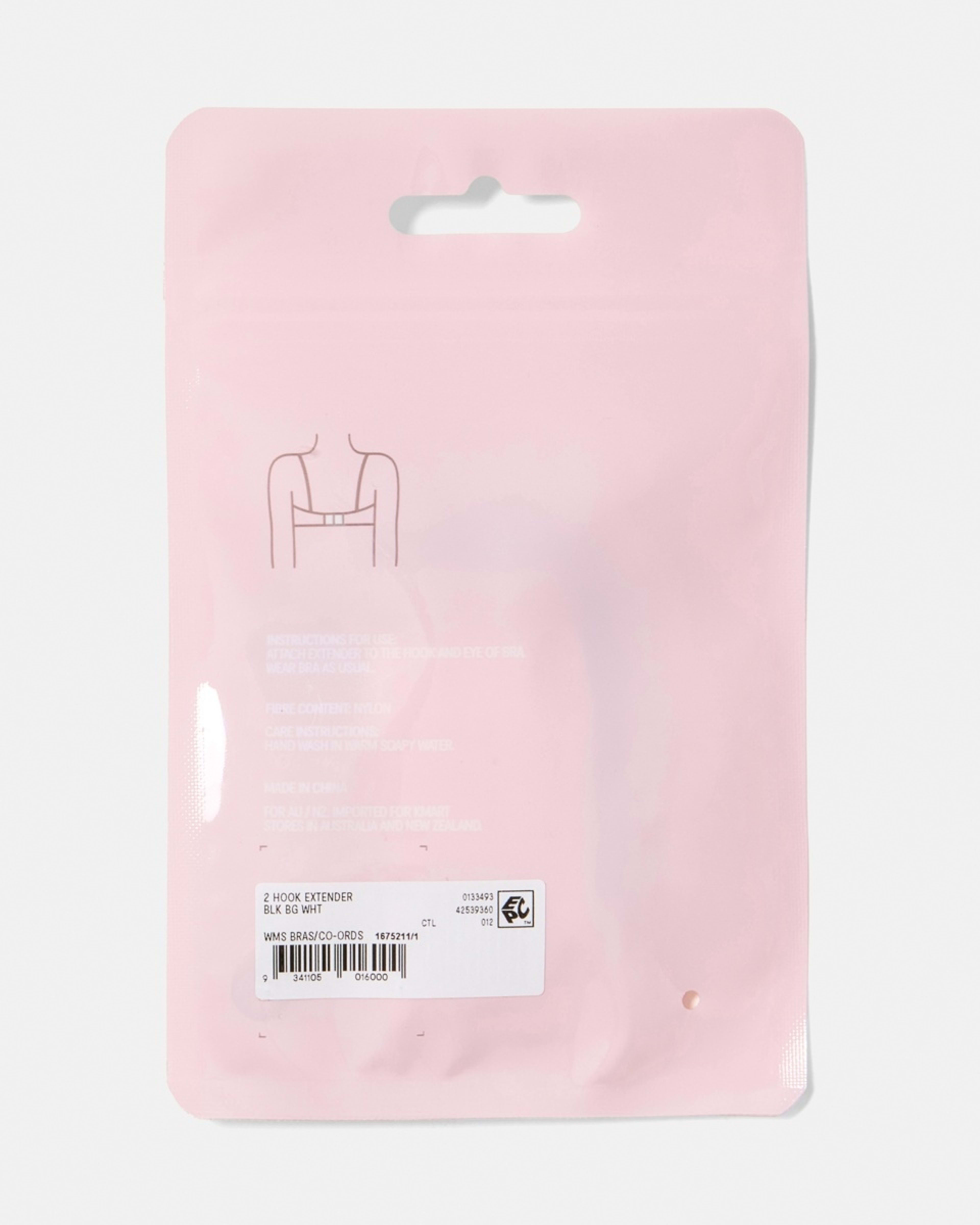 4 3 Pack 2-Hook Bra Extender BLACK, BEIGE, WHITE, 4 of 4