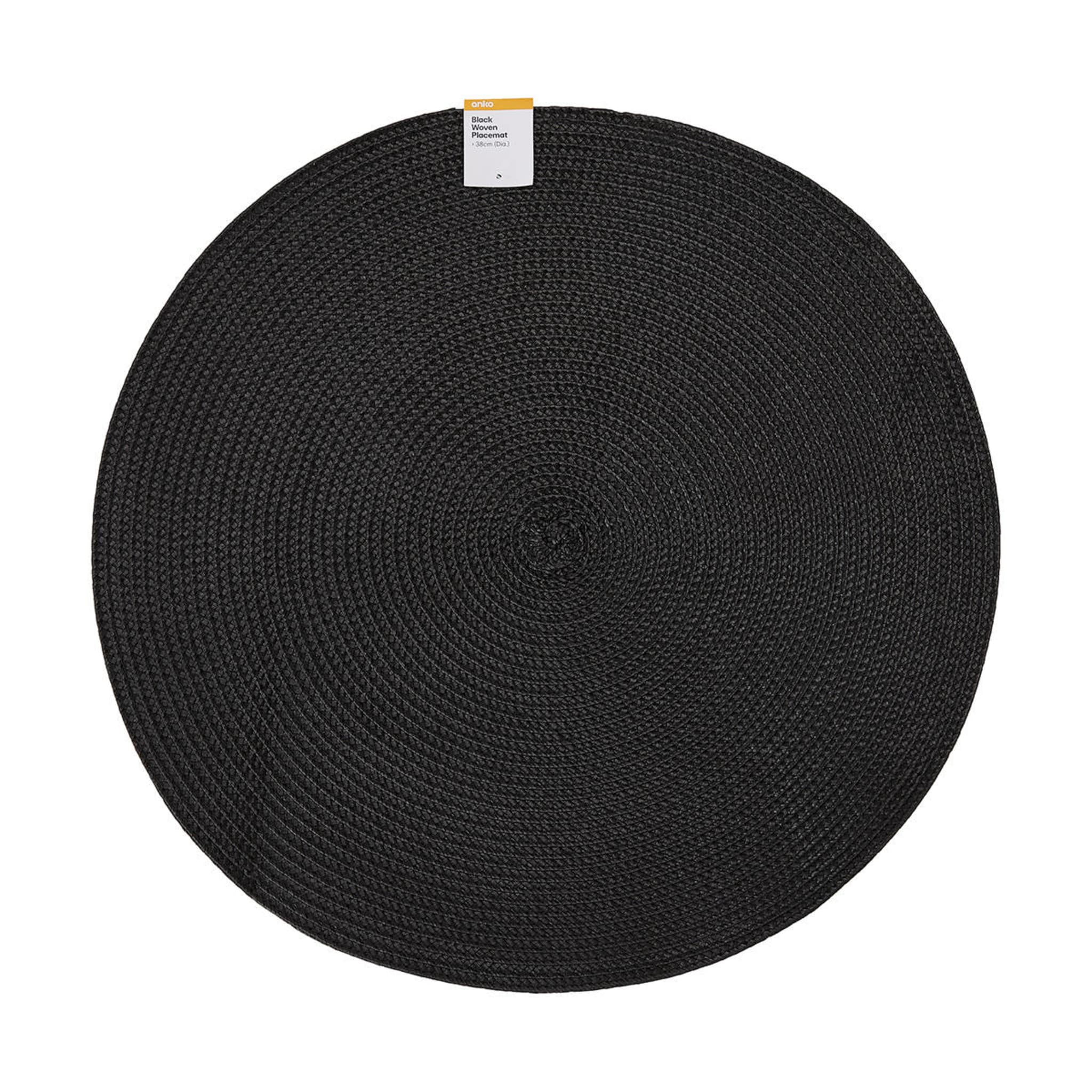 Black Round Placemat Kmart