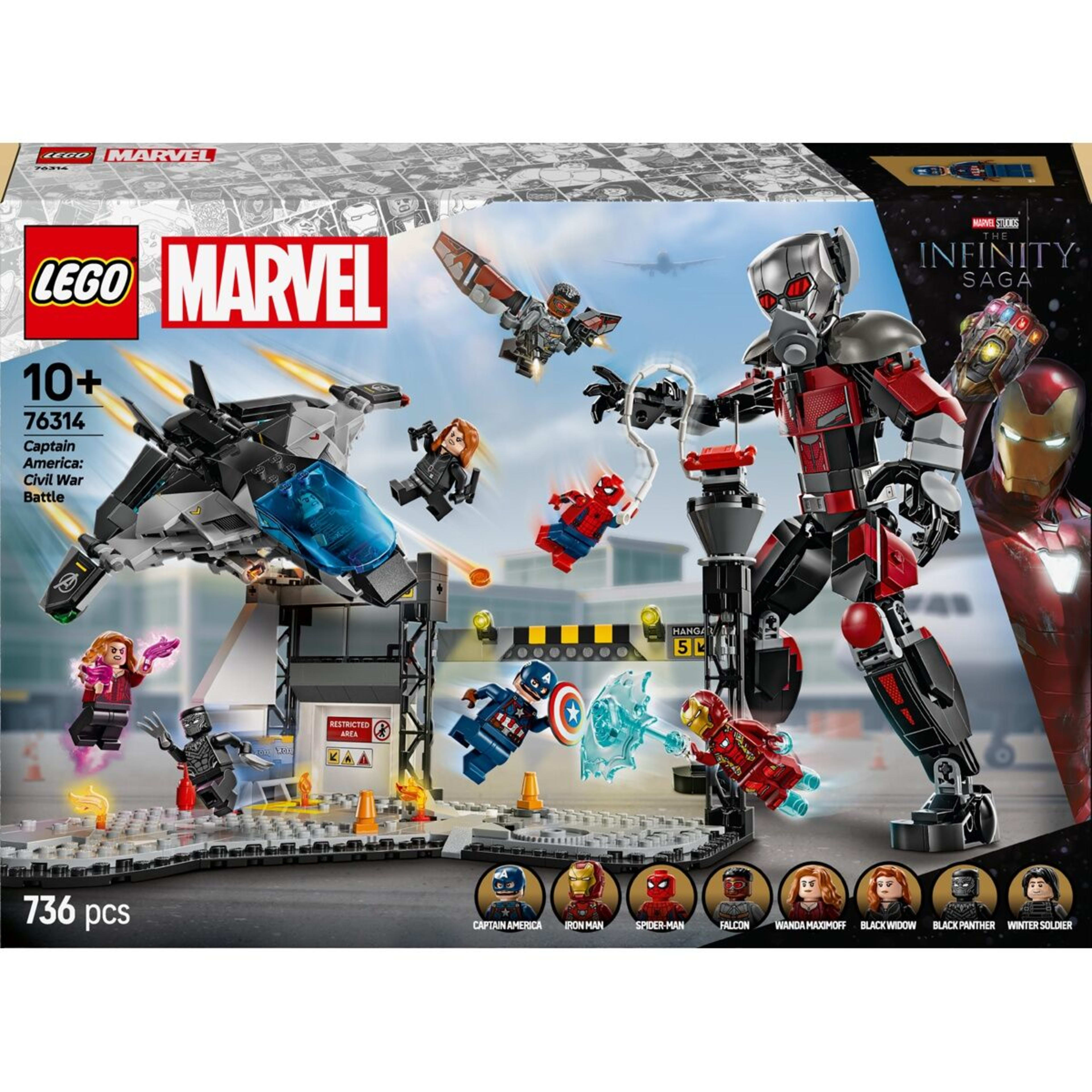 1 LEGO Marvel Captain America: Civil War Action Battle 76314, 1 of 10