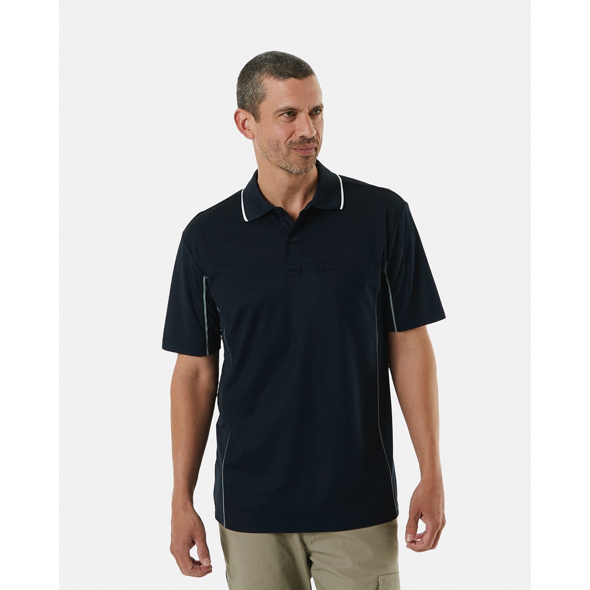 Black polo 2025 shirt kmart