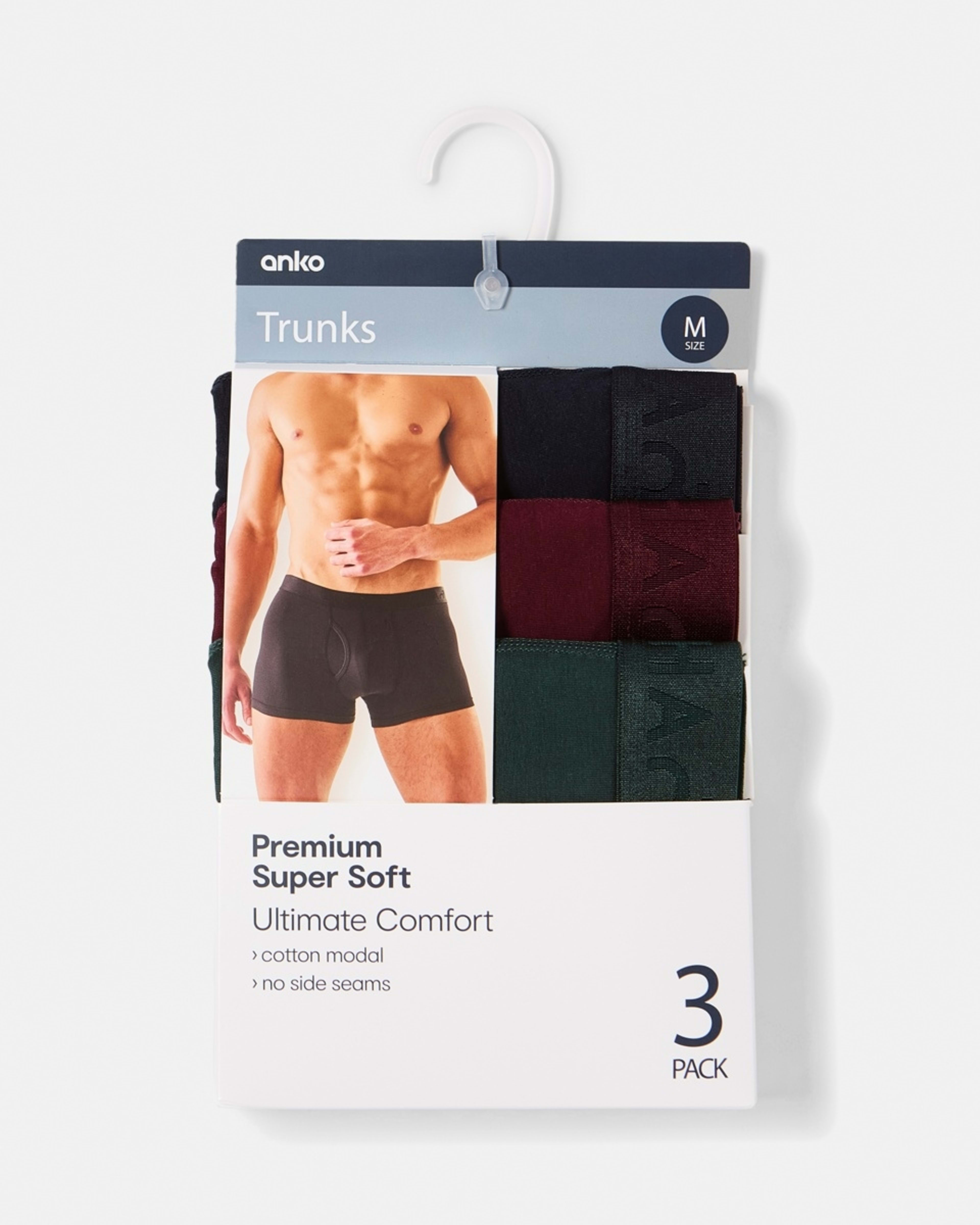 8 3 Pack Cotton Modal Trunks Forest, 8 of 8