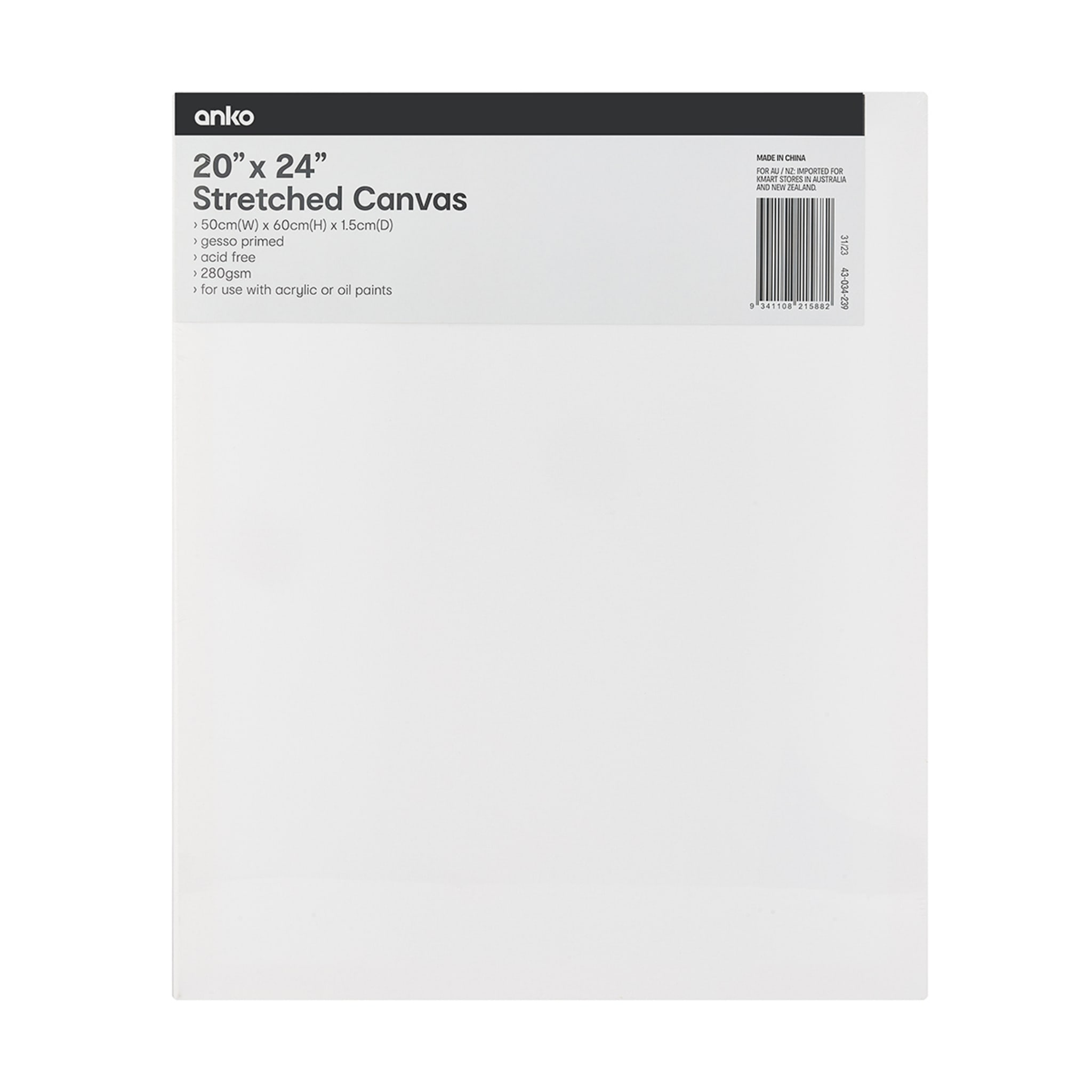 20in. x 24in. Stretch Canvas - Kmart