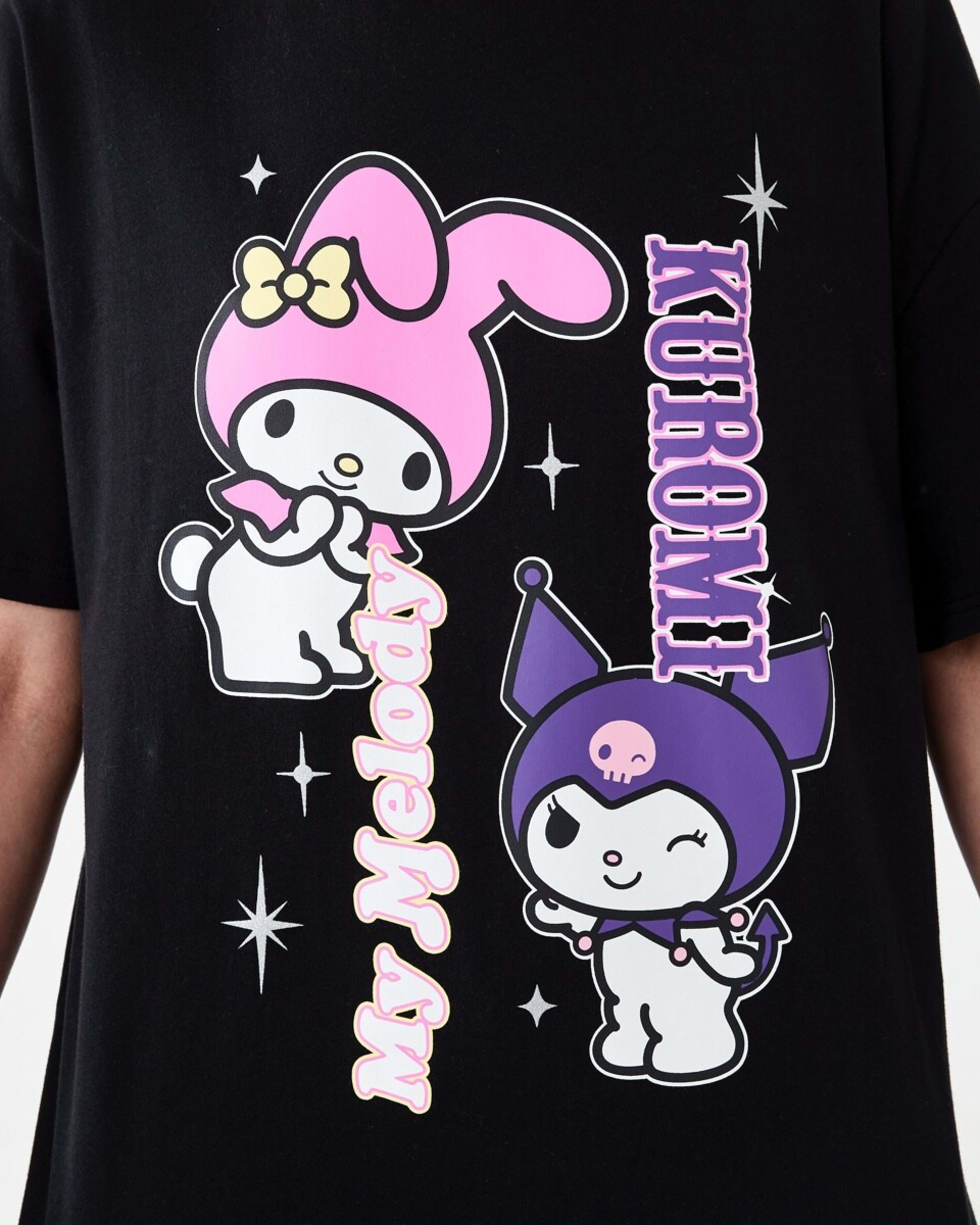 5 Kuromi & My Melody License Short Sleeve T-shirt Kuromimel, 5 of 5