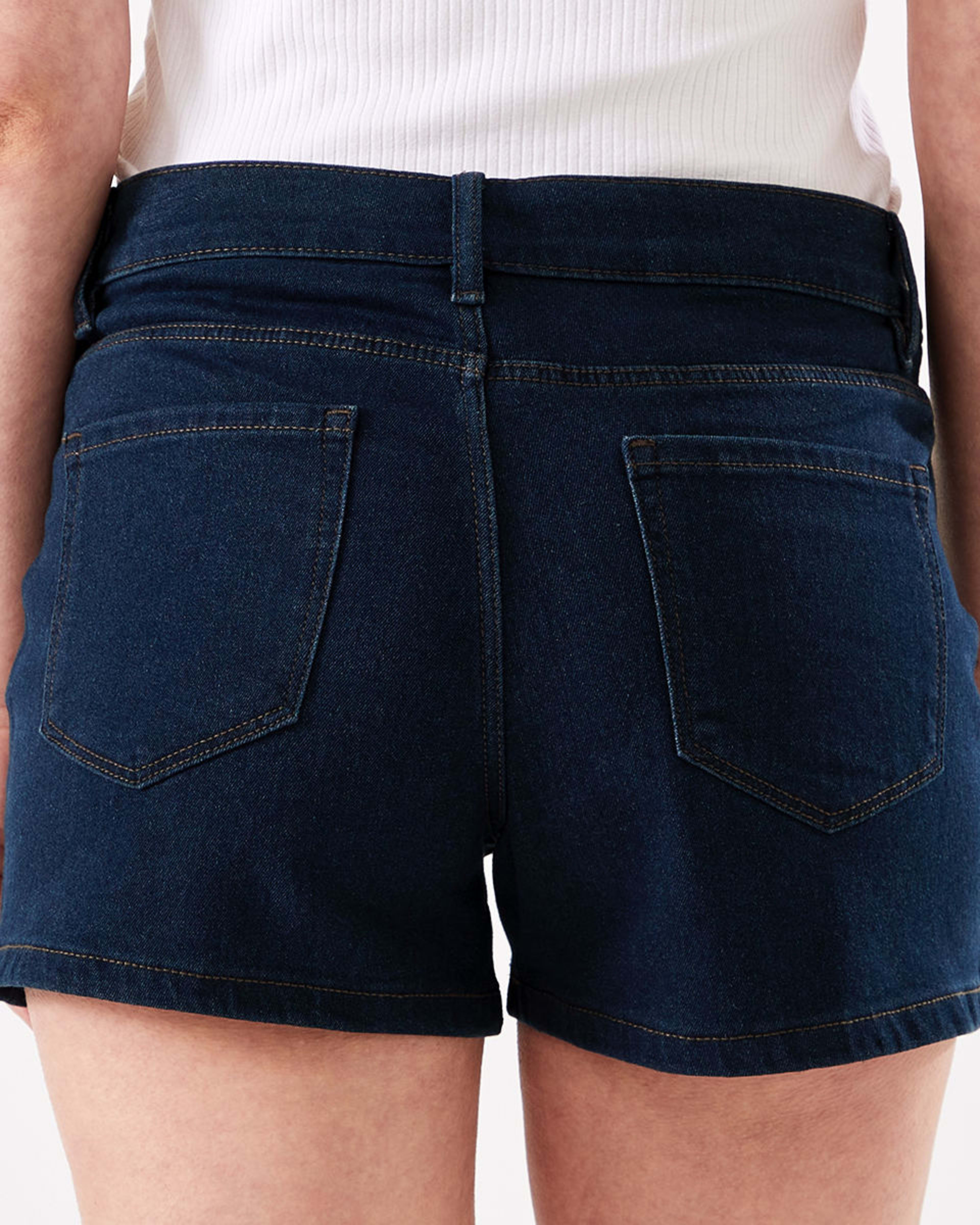 Mid Rise Denim Shorts Kmart