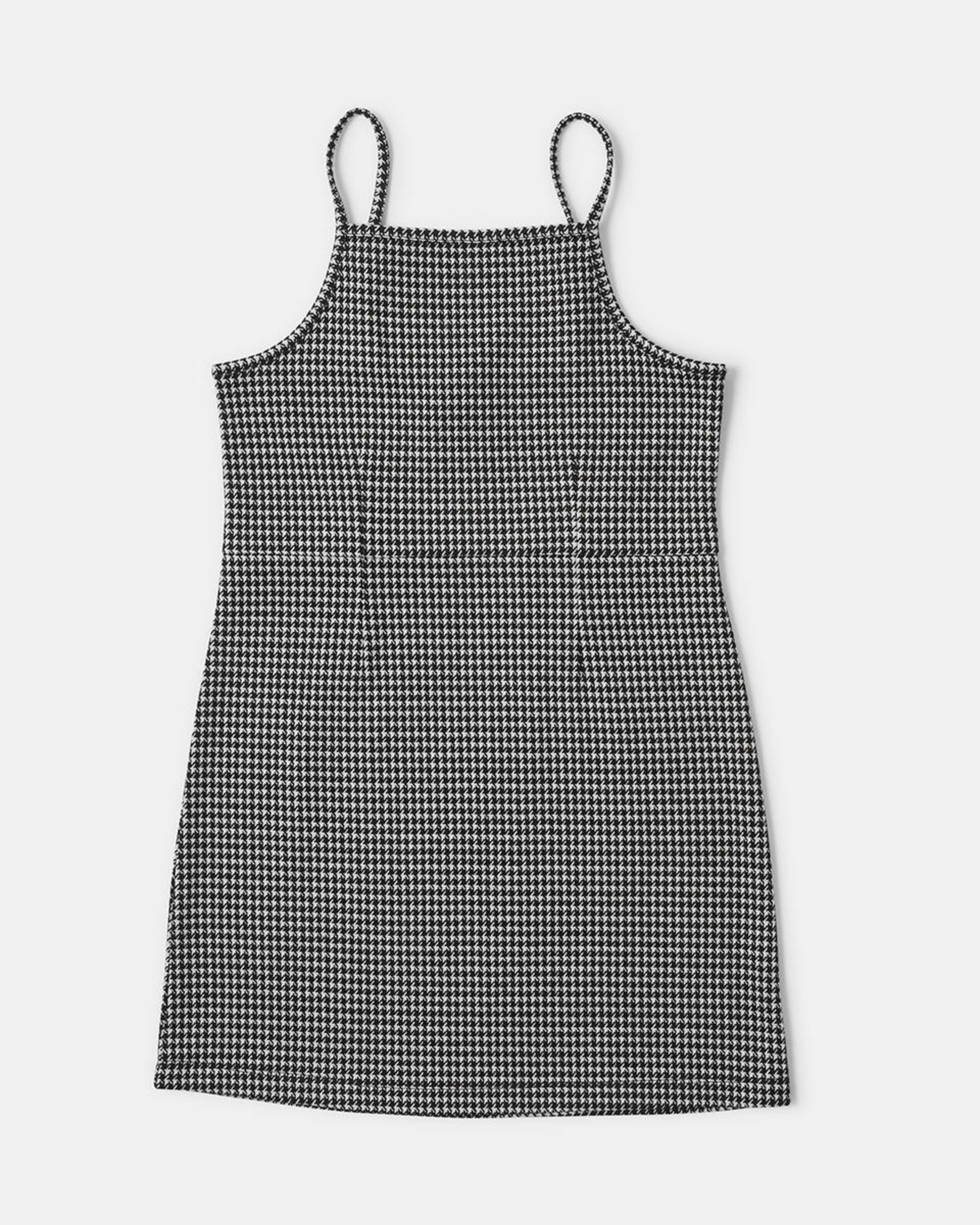 Checkered Pinafore Dress Set - Kmart