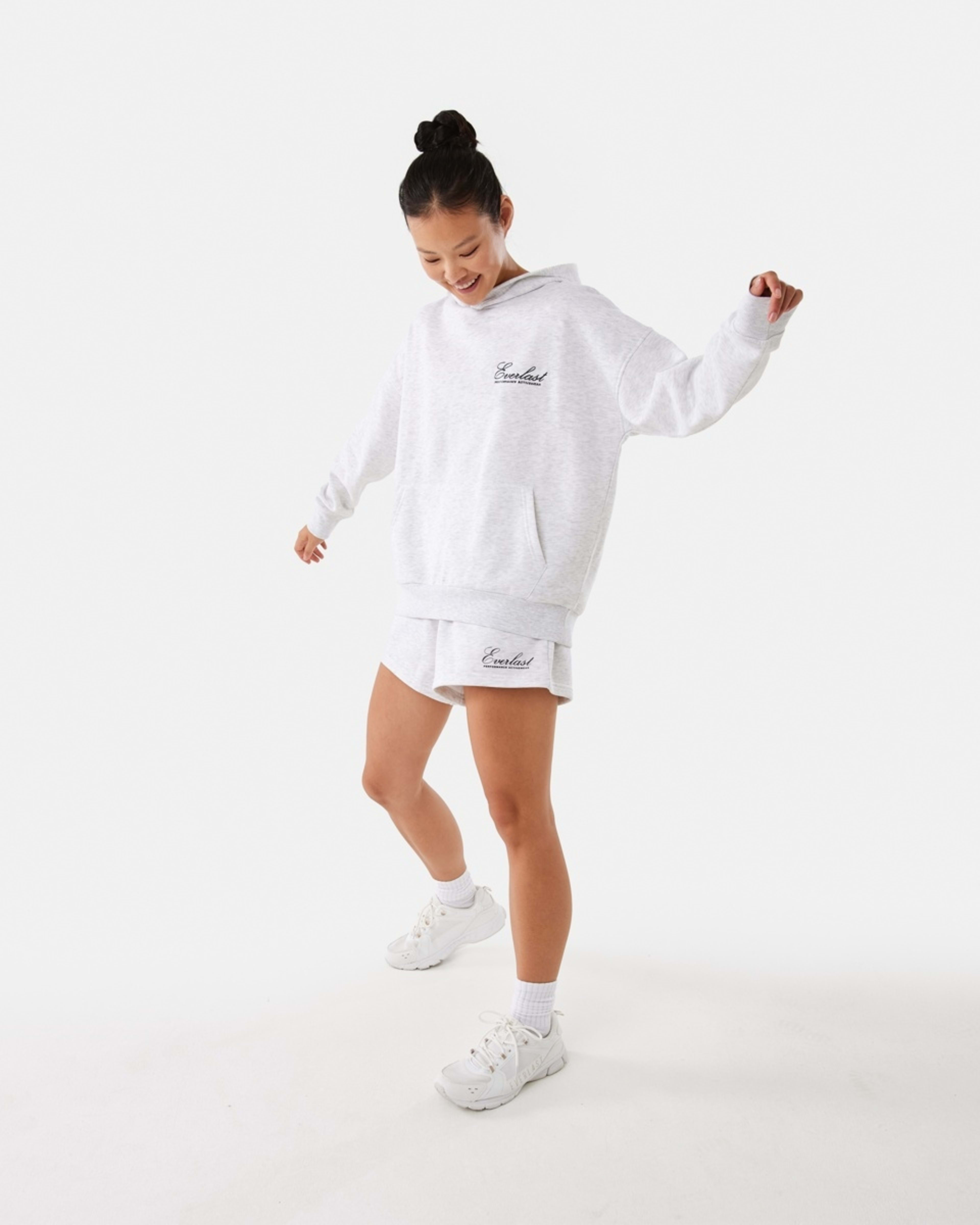 3 Everlast Womens New Core Hoodie White Marl, 3 of 10