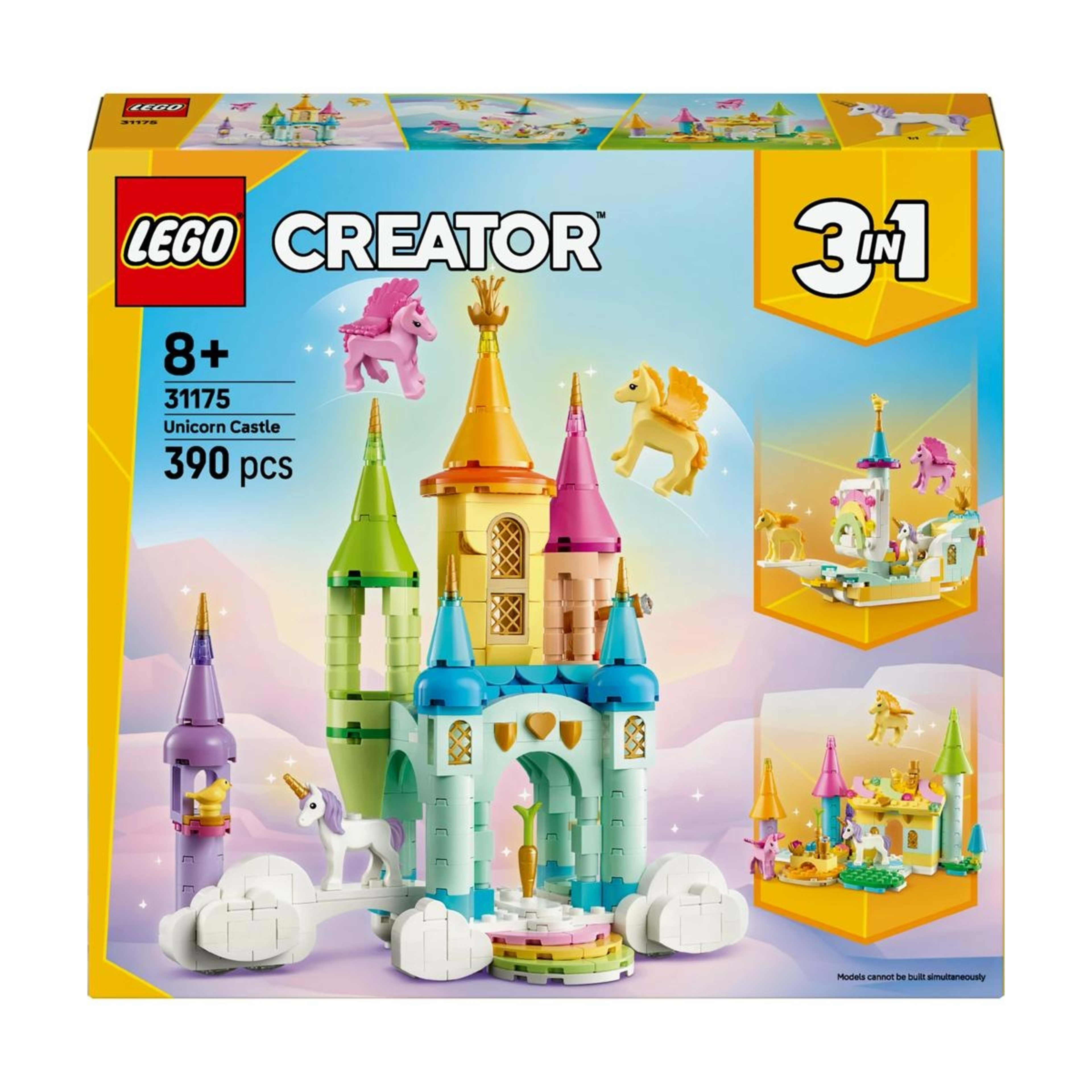 1 LEGO Creator Unicorn Castle 31175, 1 of 10