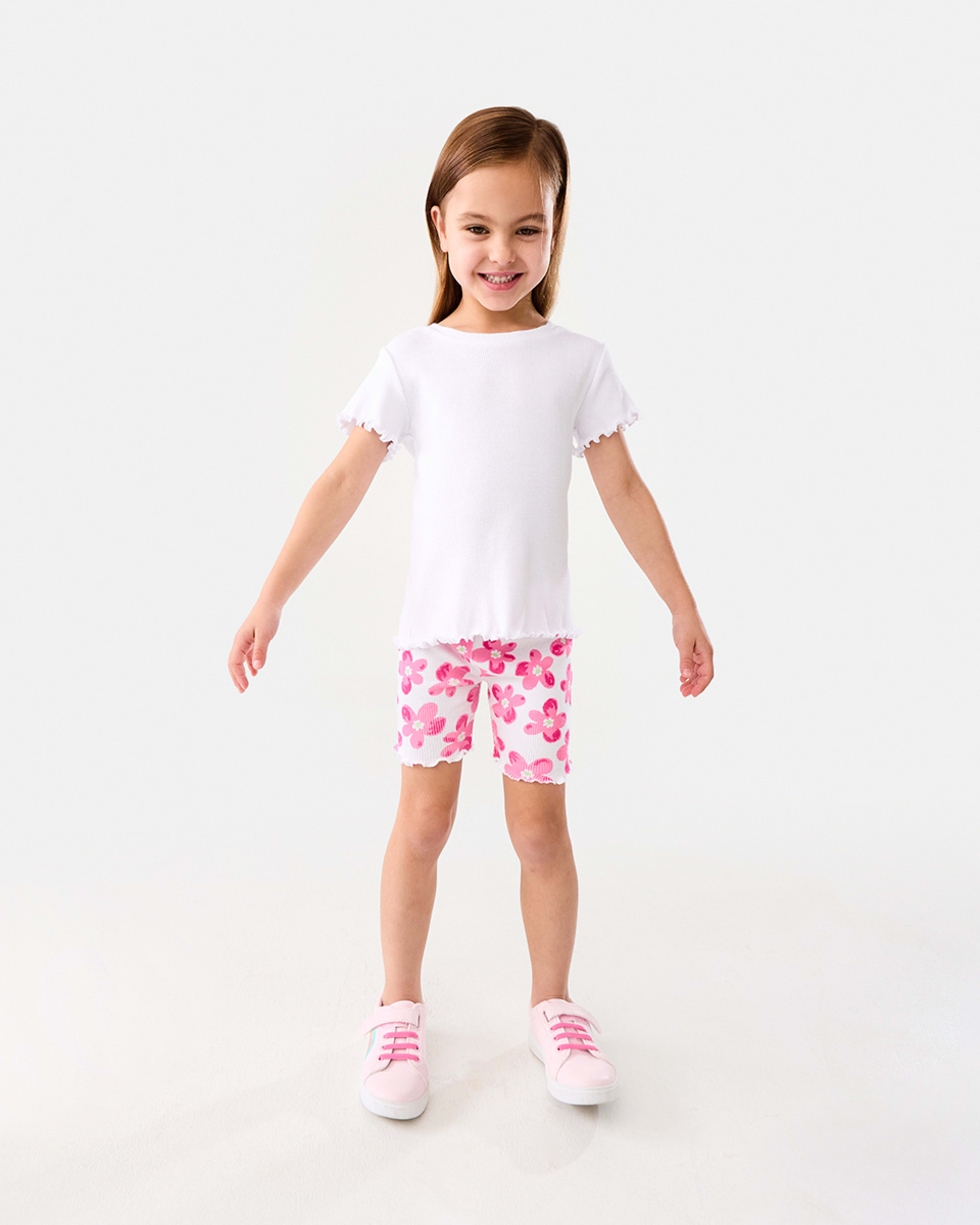 5 Short Sleeve Rib T-shirt White, 5 of 8