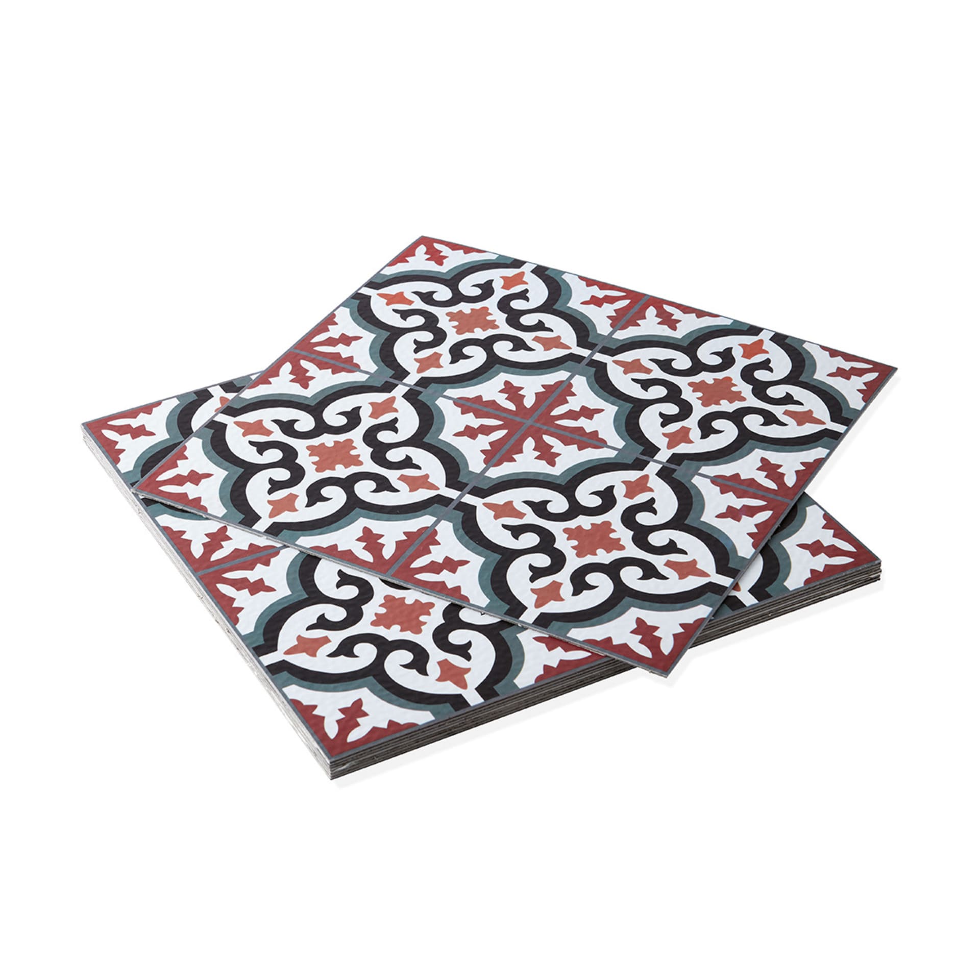 8 Pack Vinyl Floor Tiles Patterned Kmart