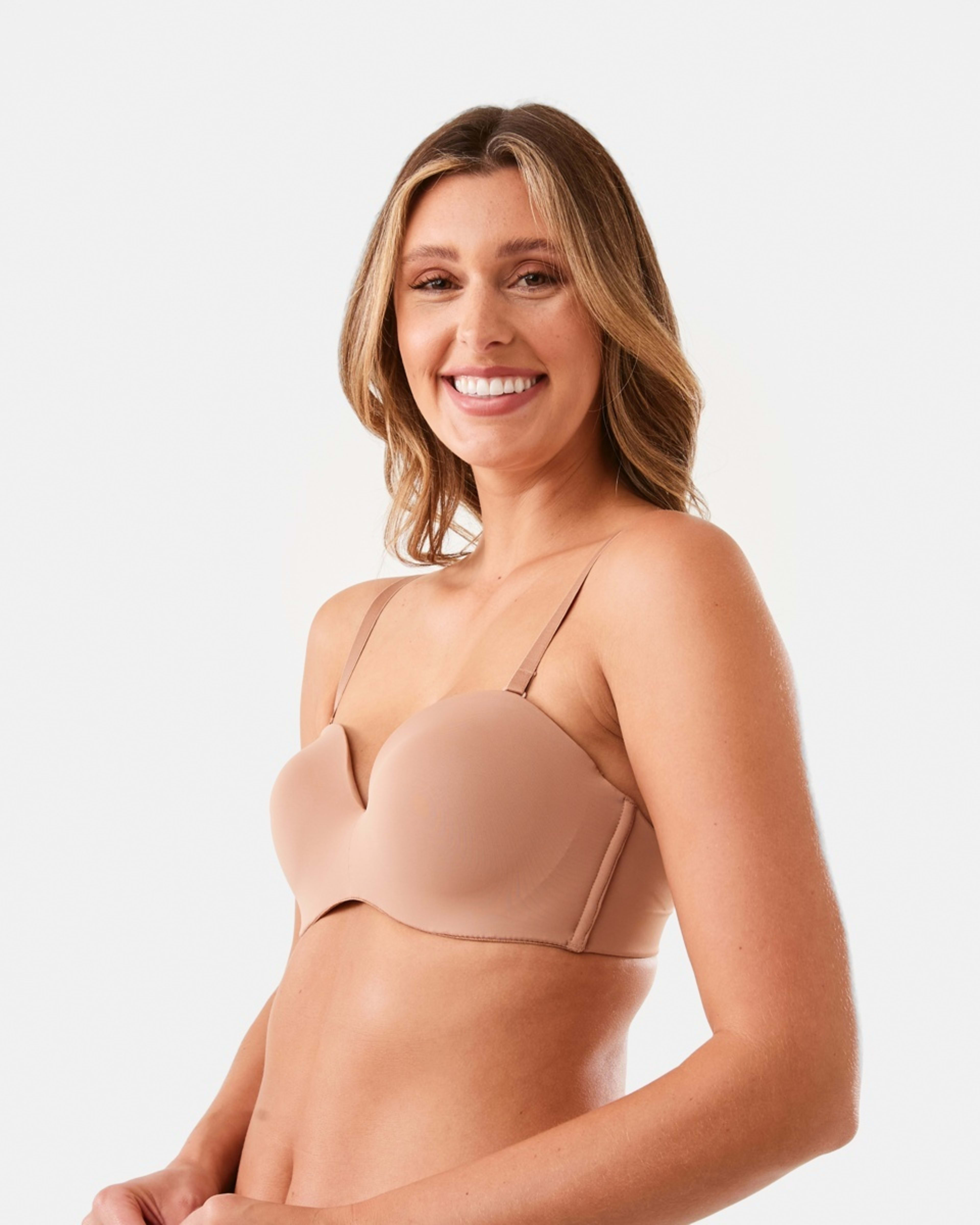 2 Hidden Underwire Strapless Bra MAPLE SYRUP, 2 of 9