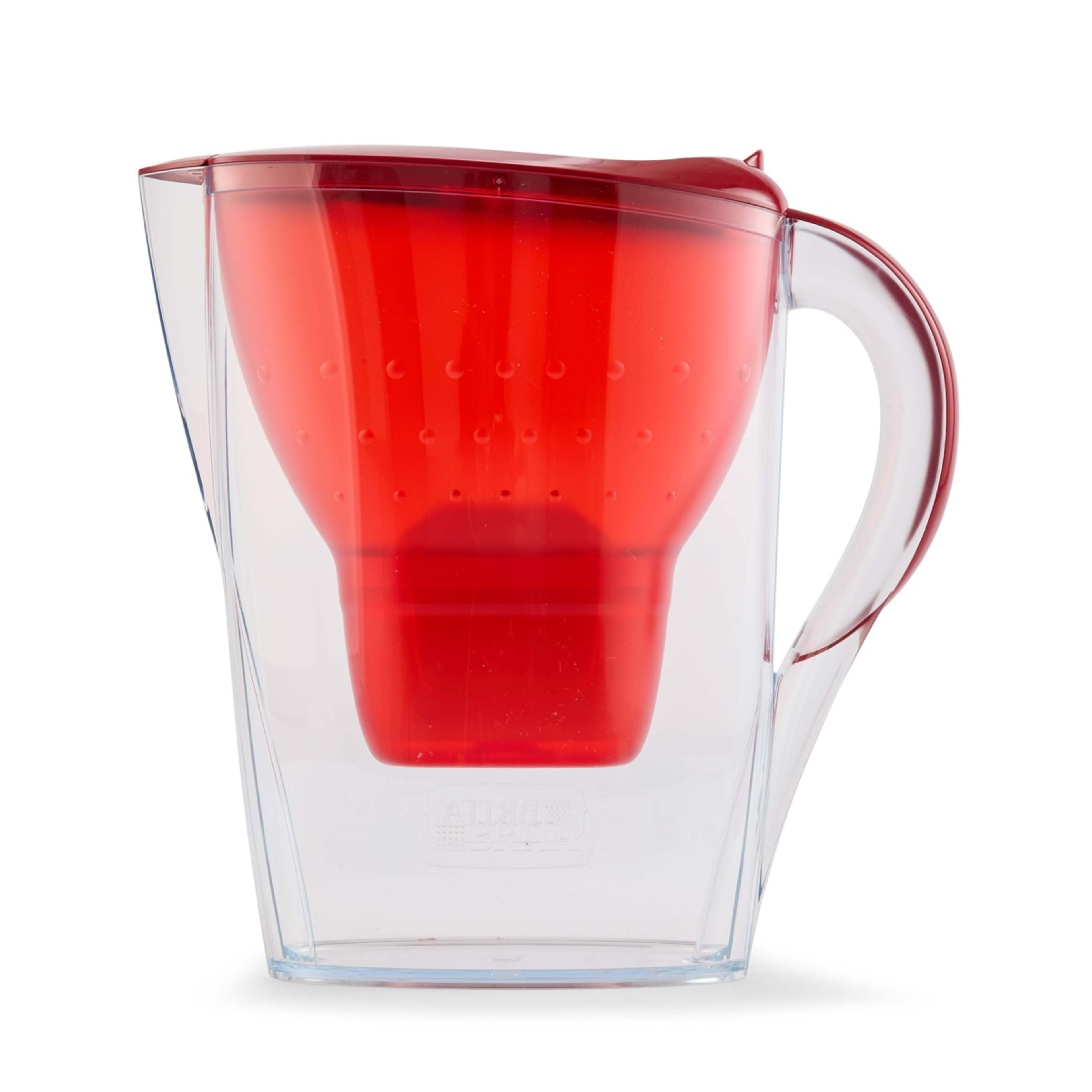 1 Brita 2.4L Water Jug with Filter - Red