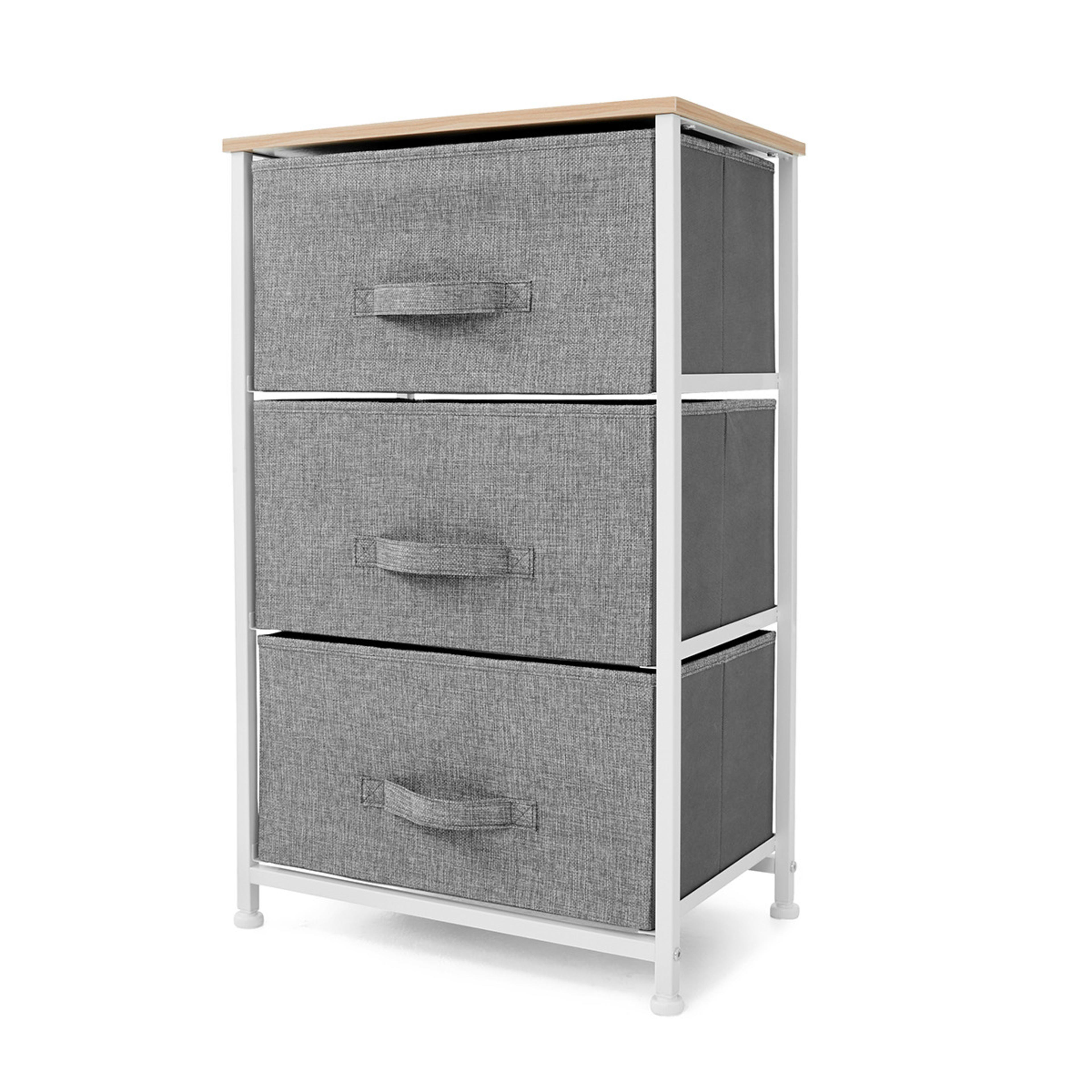 4 3 Drawer Chest - Grey, 4 of 10