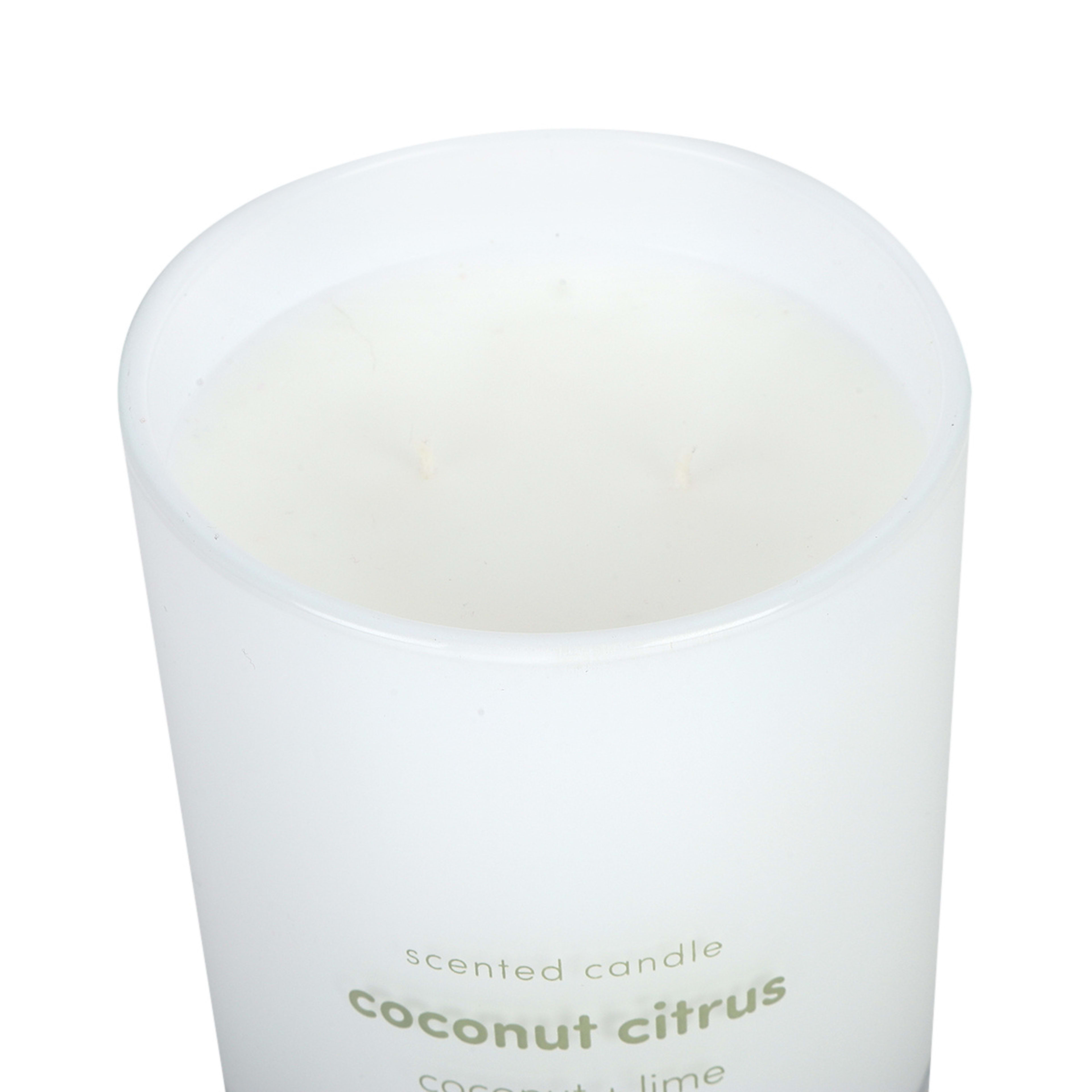 3 Coconut Citrus Scented Candle, 3 of 7