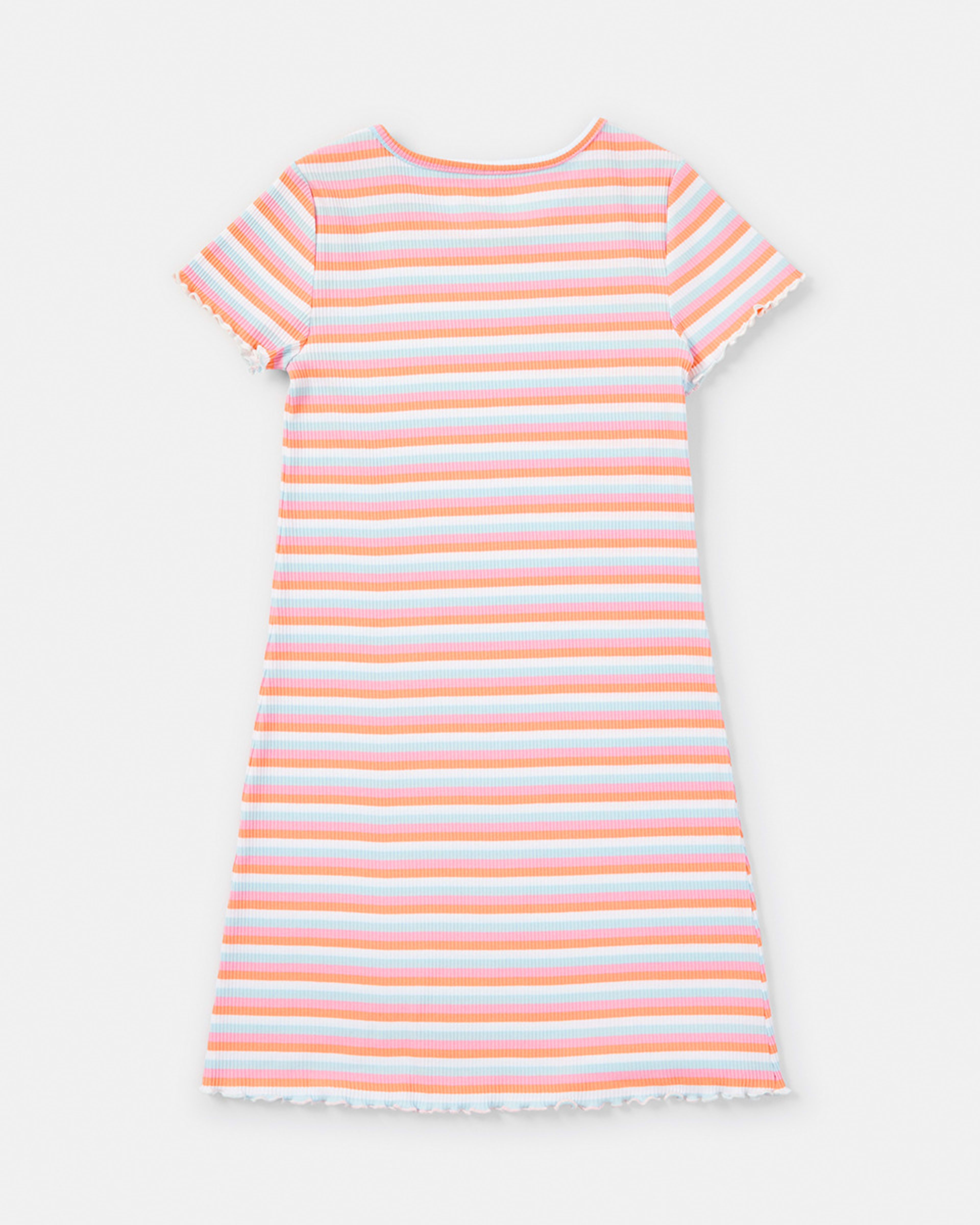 10 Short Sleeve Rib Dress Strpe Mlti, 10 of 10