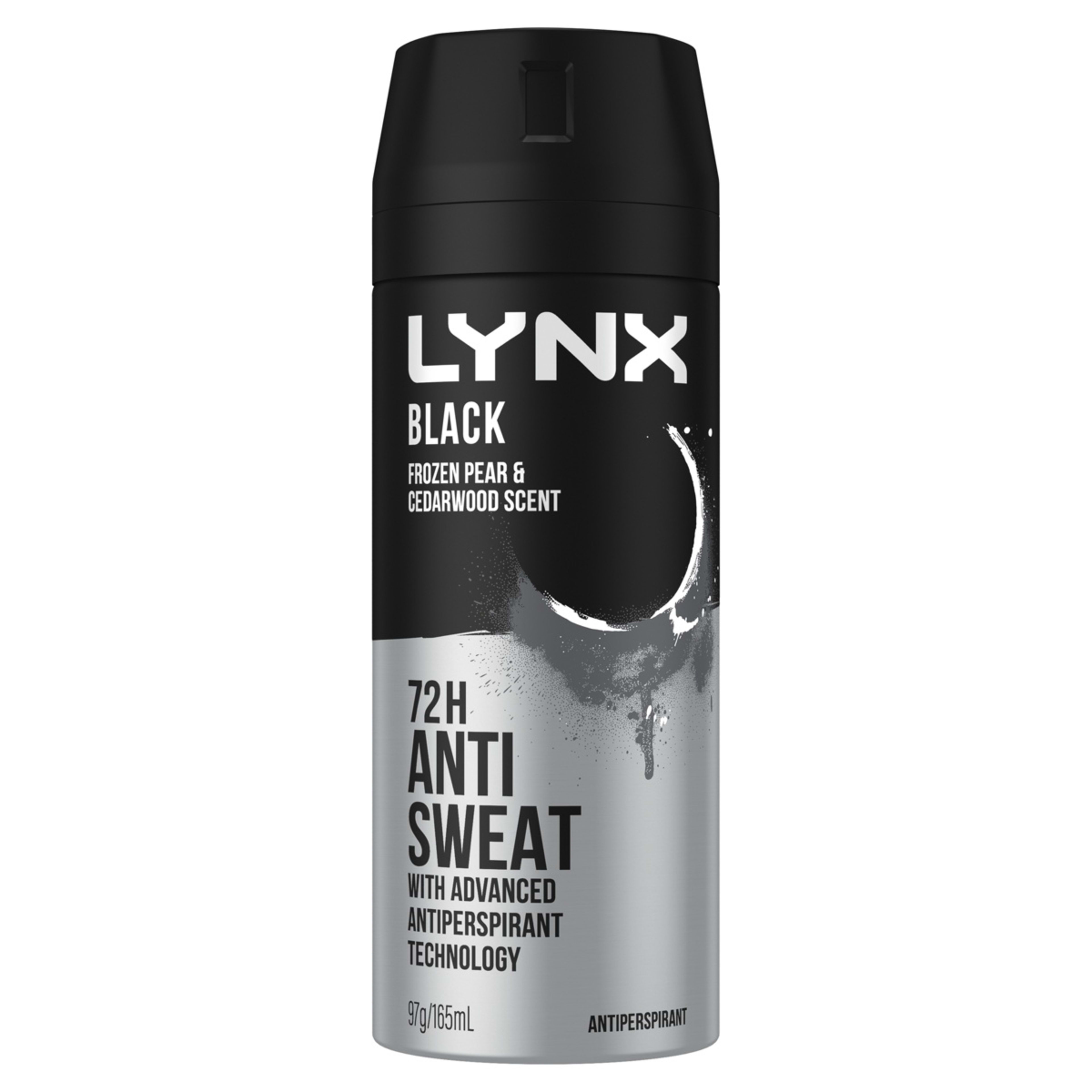 1 LYNX Black Antiperspirant Aerosol 165ml