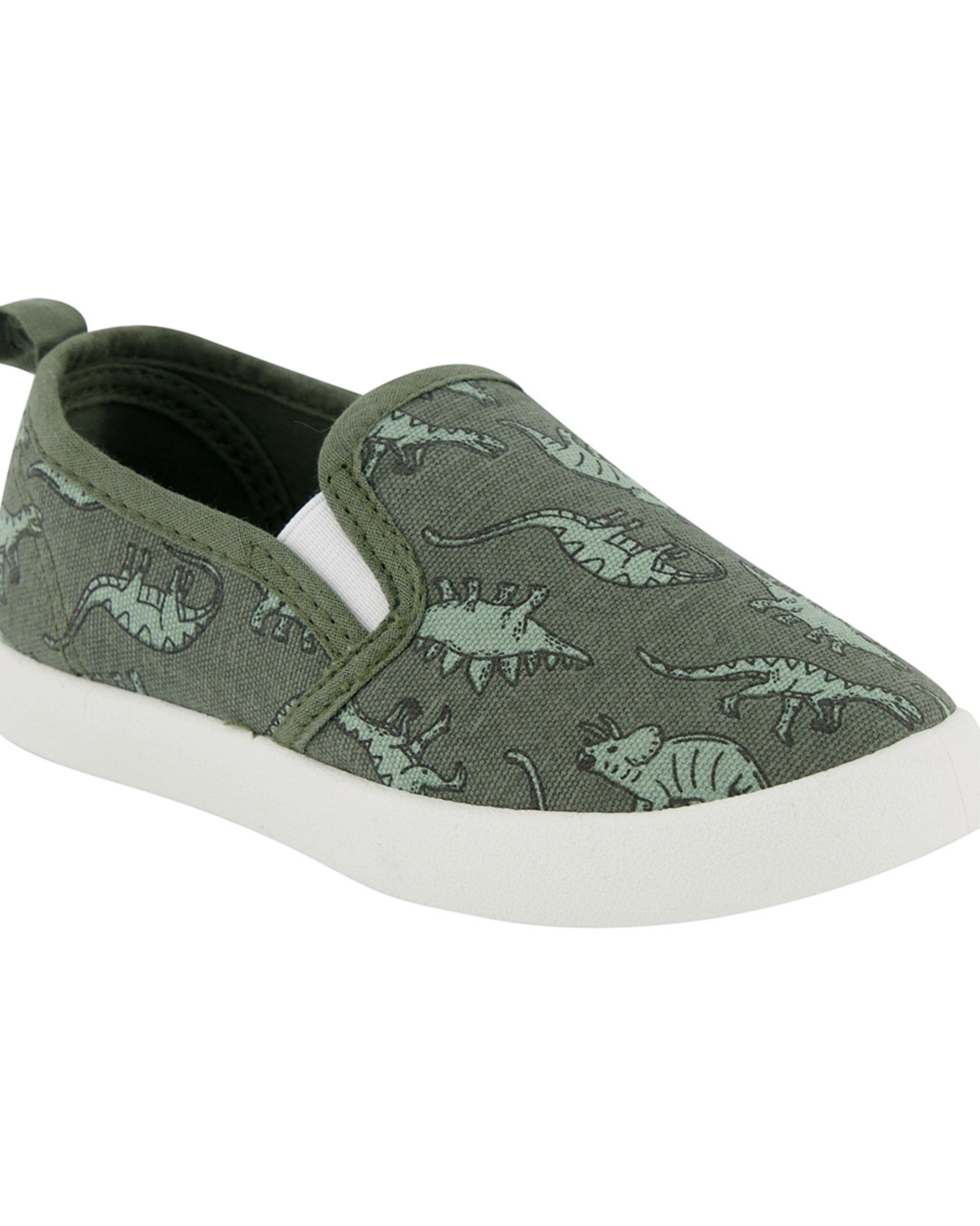 Junior Slip On Canvas Sneakers Kmart