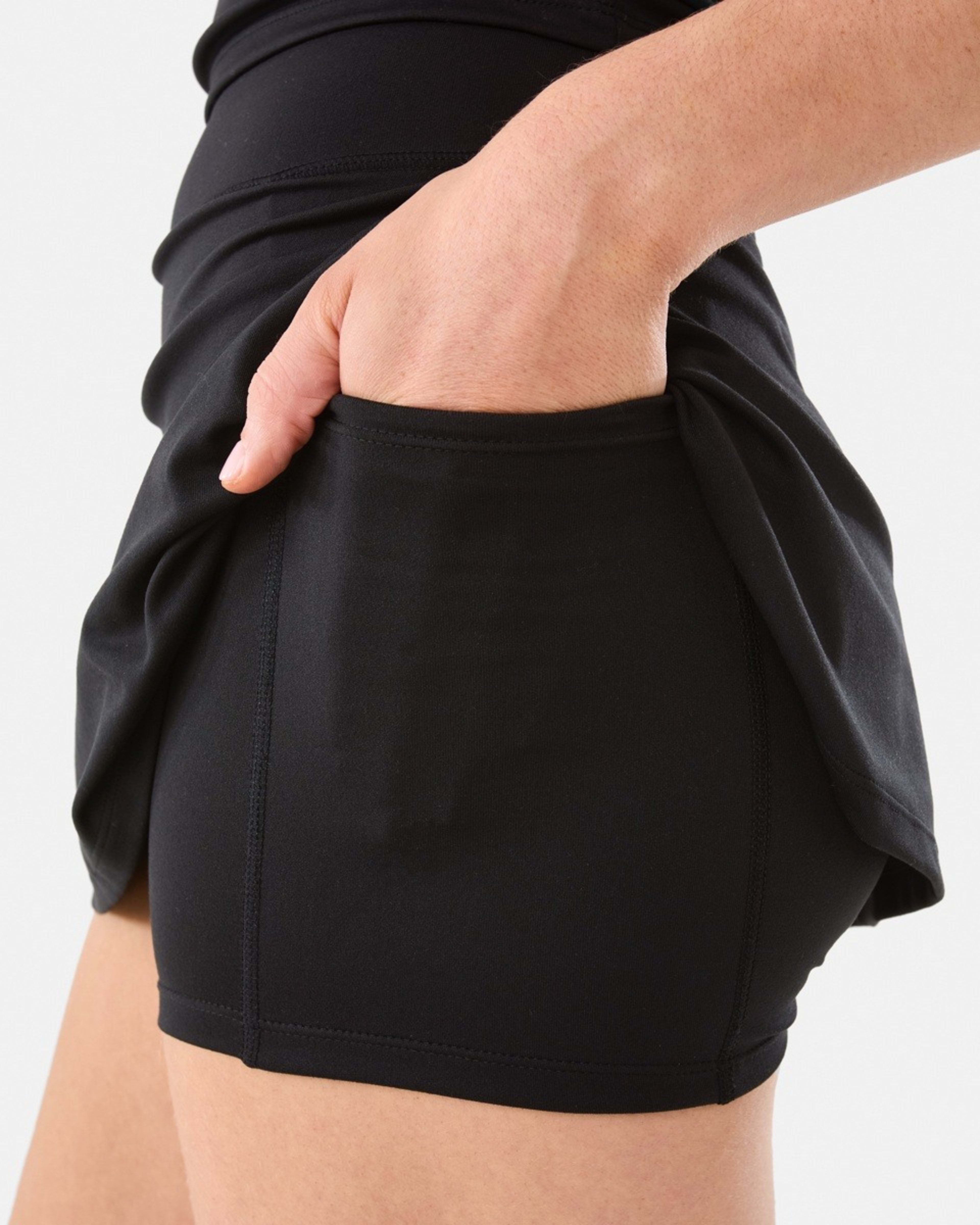 7 Active Womens Core Summer Skort BLACK, 7 of 7