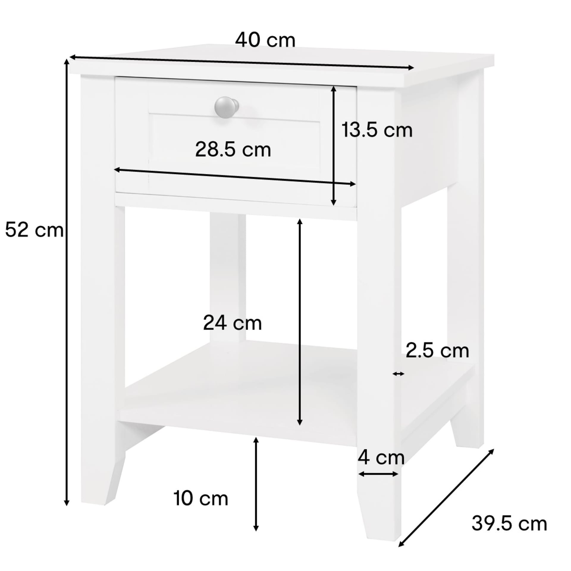 Haven Bedside Table Kmart