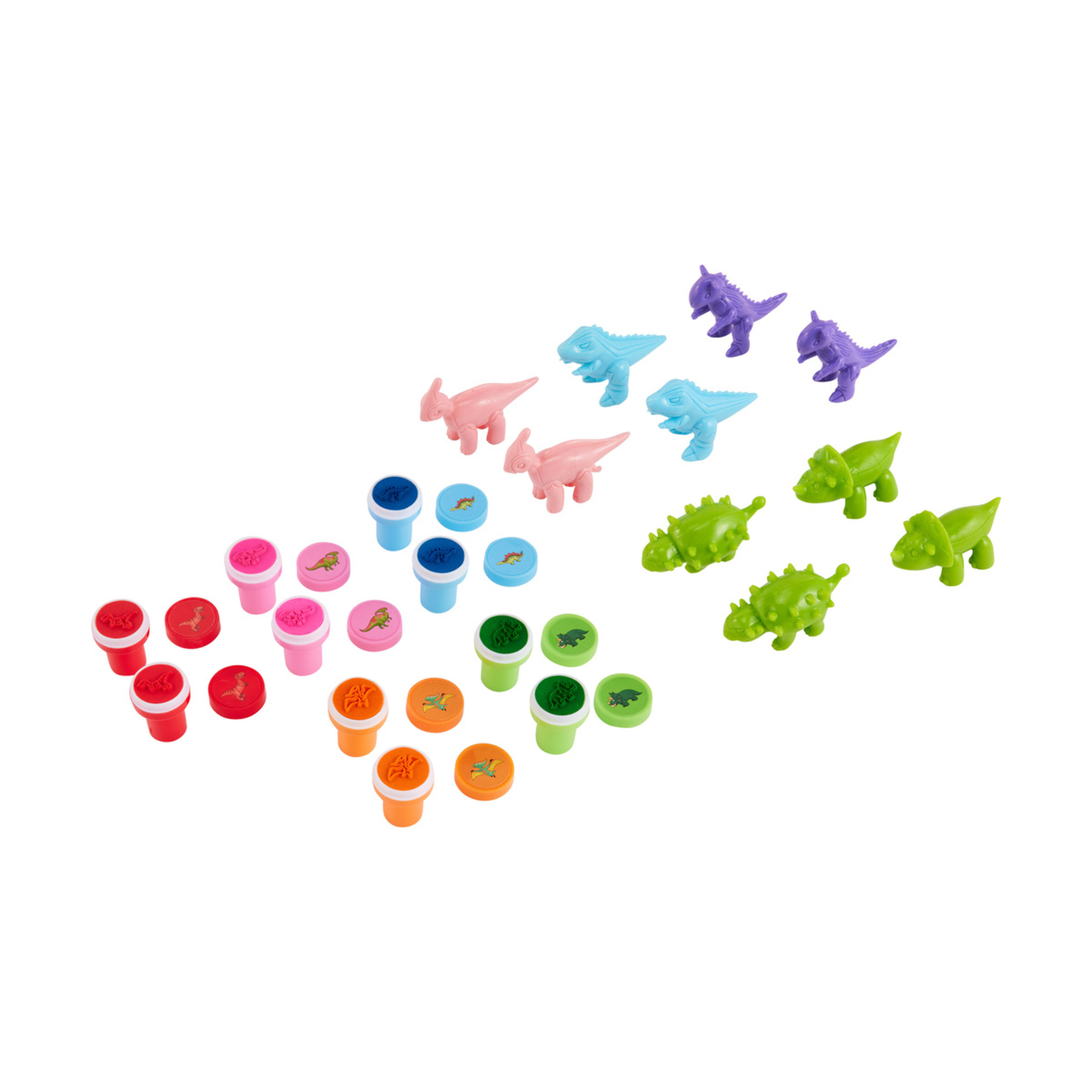 100 Piece Bright Animals Party Favour Pack Kmart
