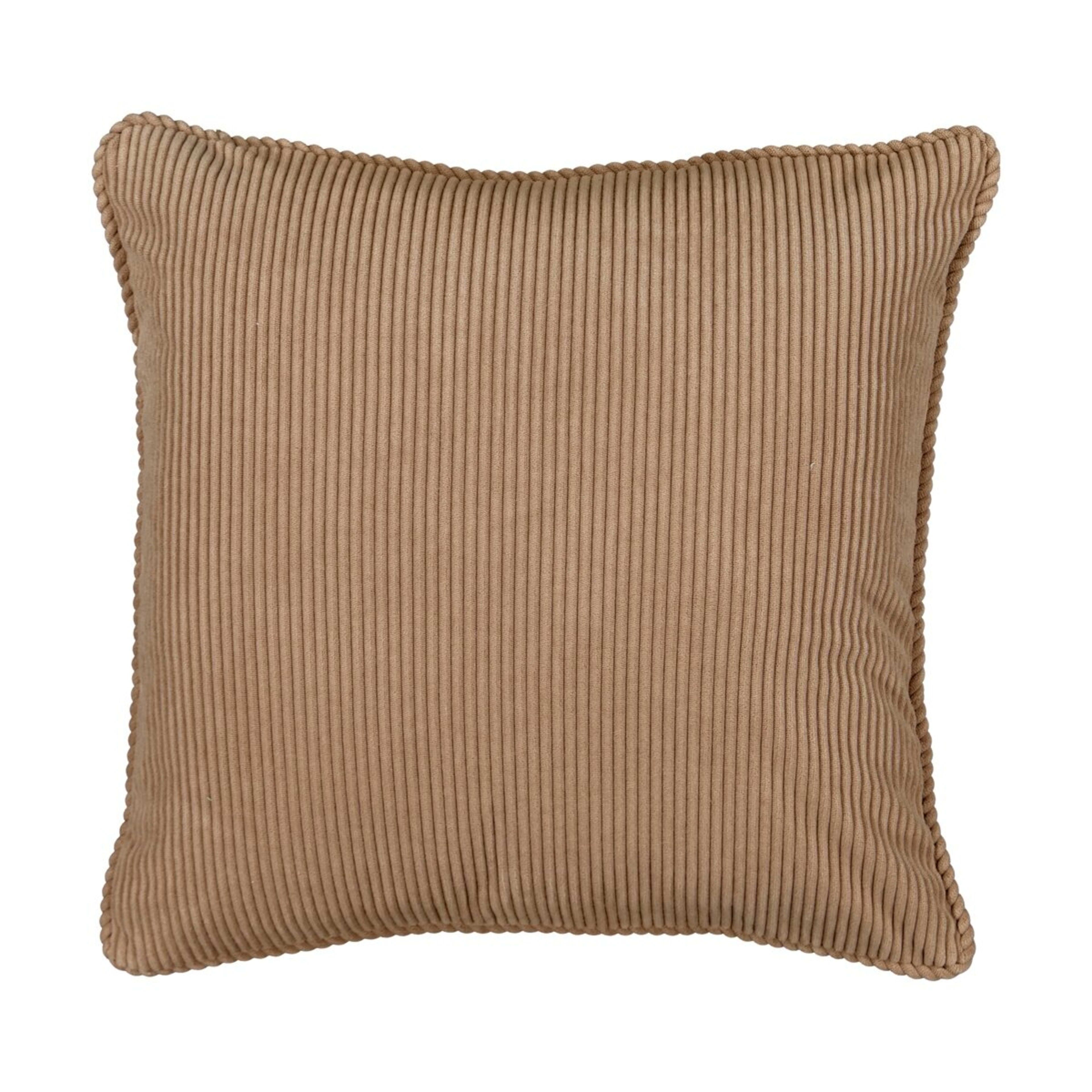 1 43cm Corduroy Cushion - Praline