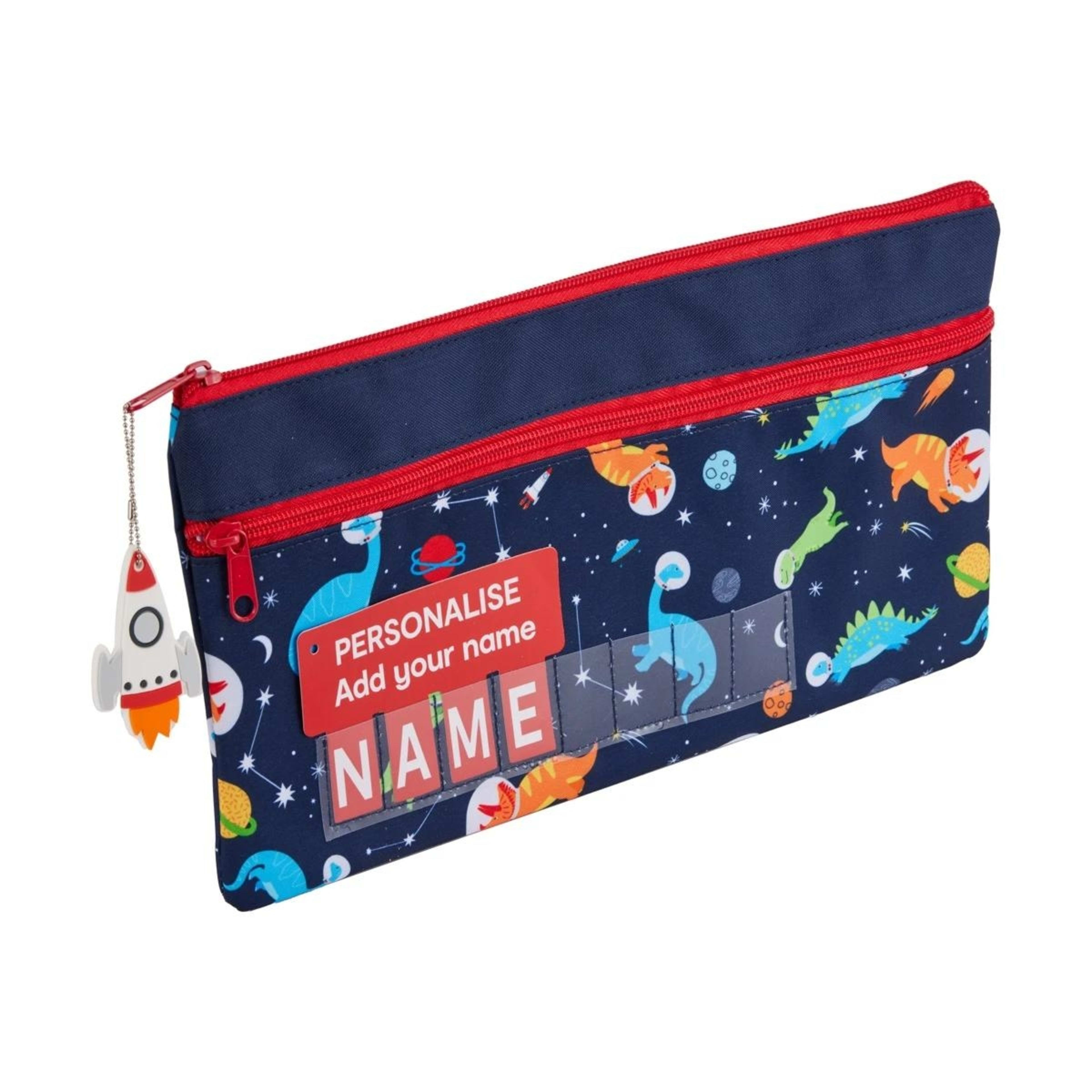 2 Pencil Case - Space Dinosaur, 2 of 8