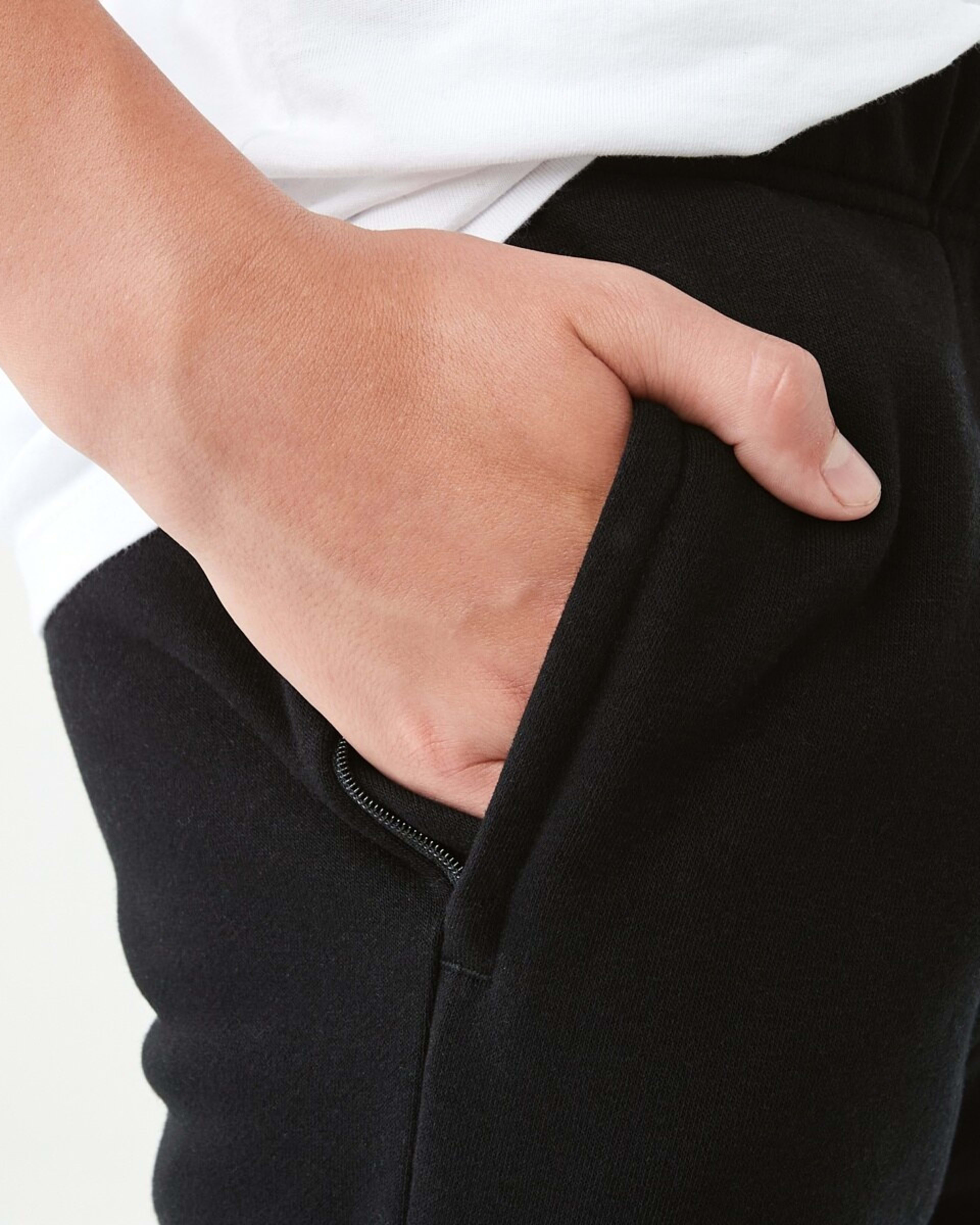 4 Knee Detail Trackpants Black, 4 of 9