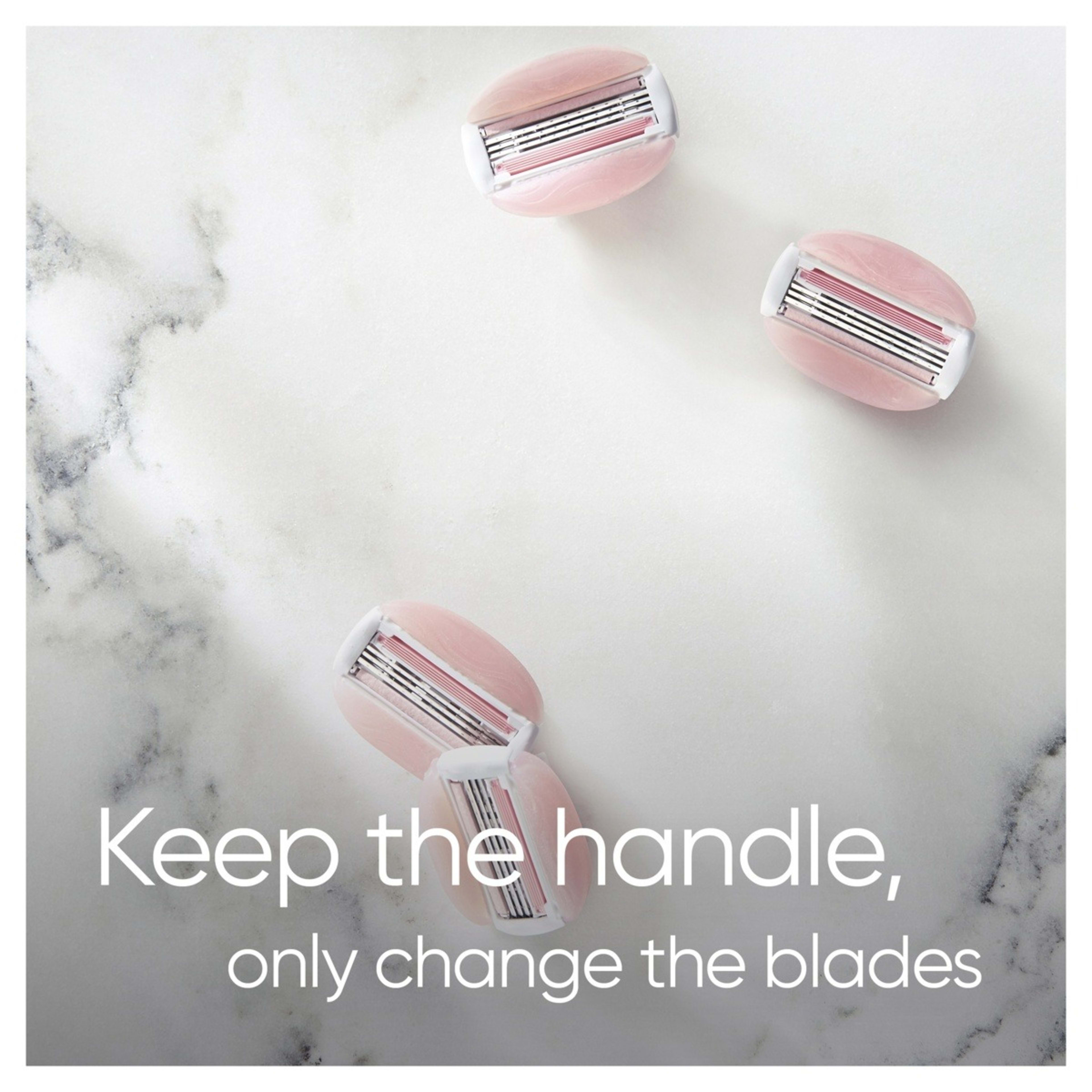 6 4 Pack Gillette Venus ComfortGlide Razor Blade Cartridges - White Tea Scent, 6 of 10