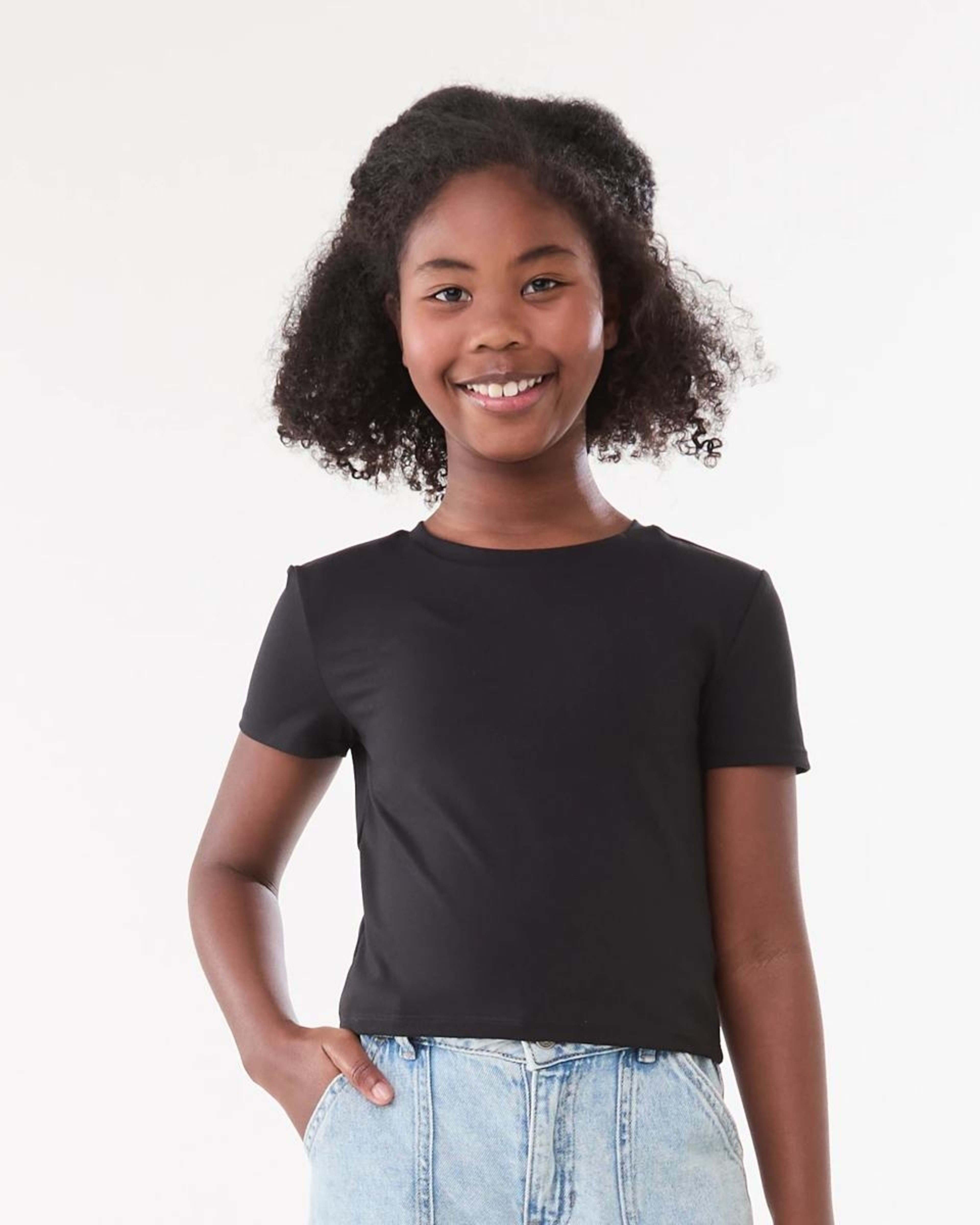 1 Active Kids Super Soft T-shirt BLACK, 1 of 6