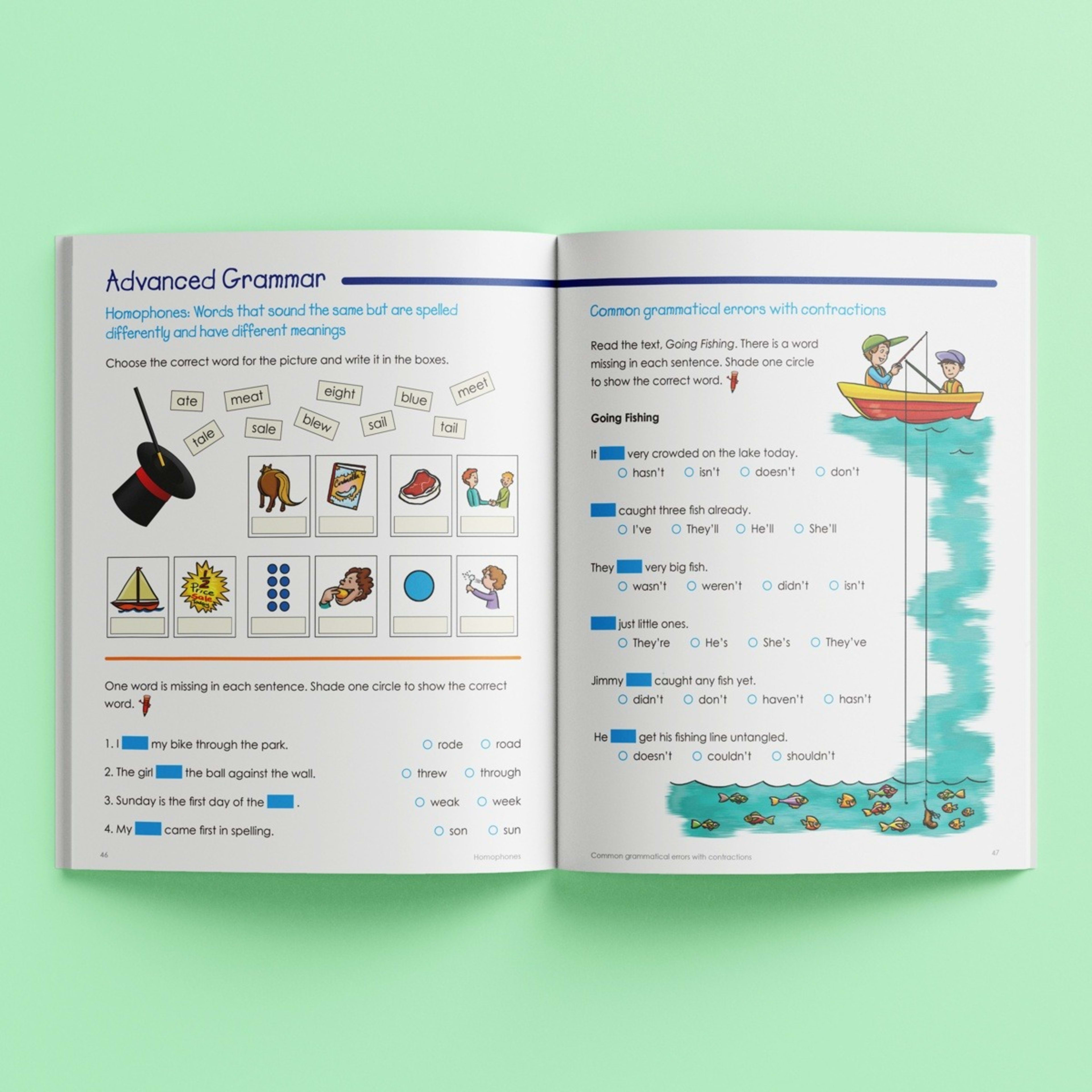 4 Naplan-Style Workbook and Tests Year 3: Language Conventions - Book, 4 of 5