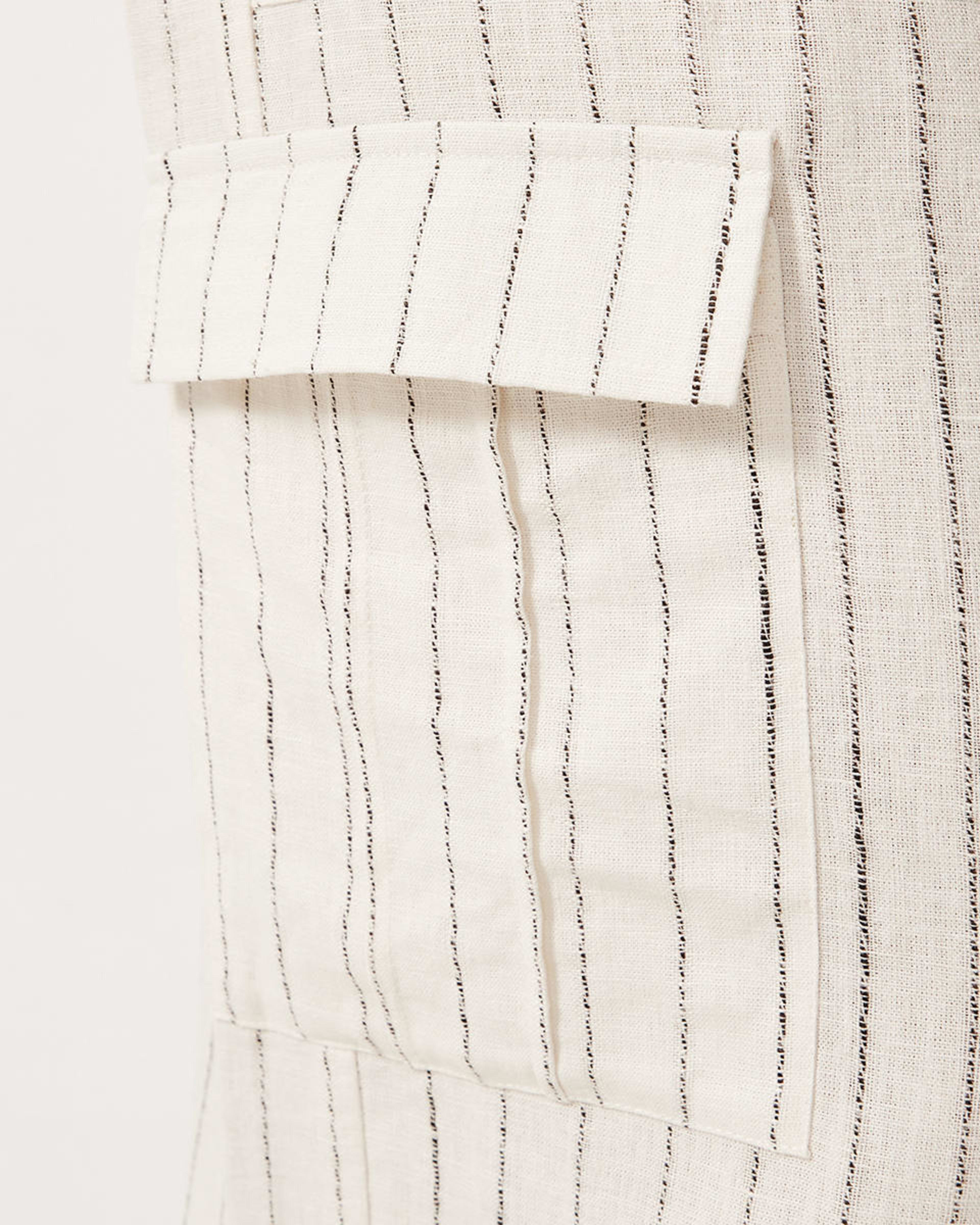 Linen Blend Cargo Skirt Kmart