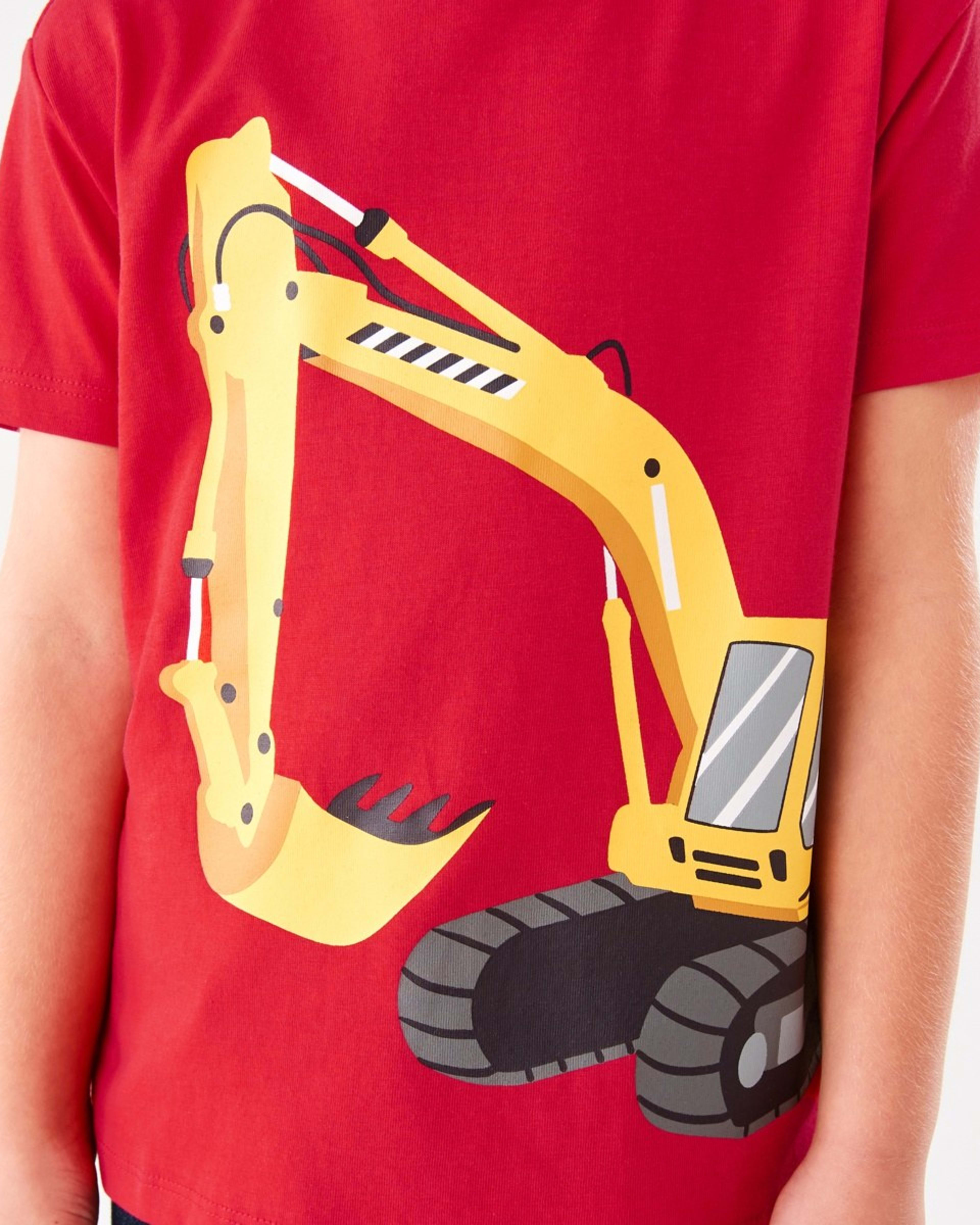 4 Chest Print T-shirt Flame Dig, 4 of 8