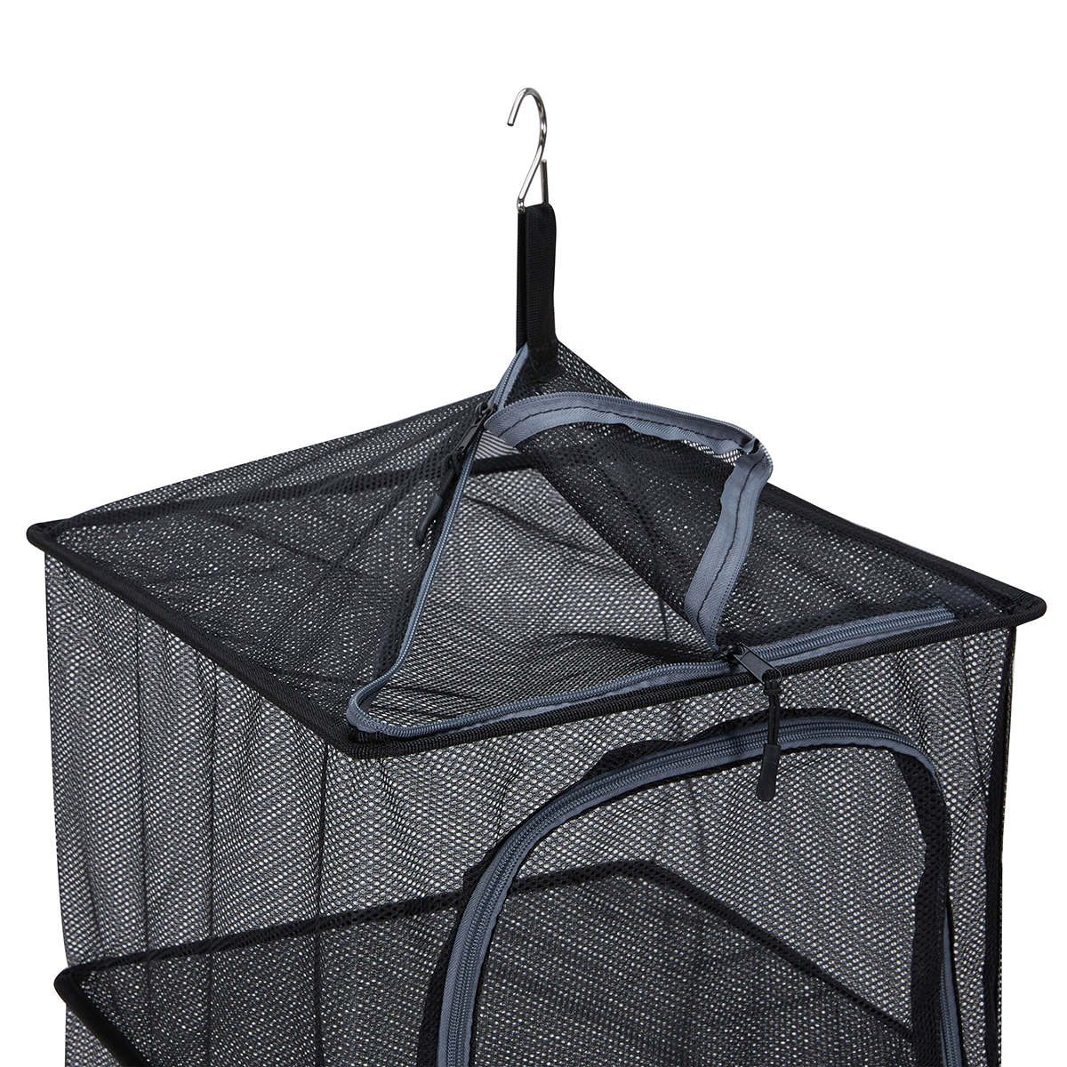 Hanging Storage 4 Shelf Black Kmart NZ