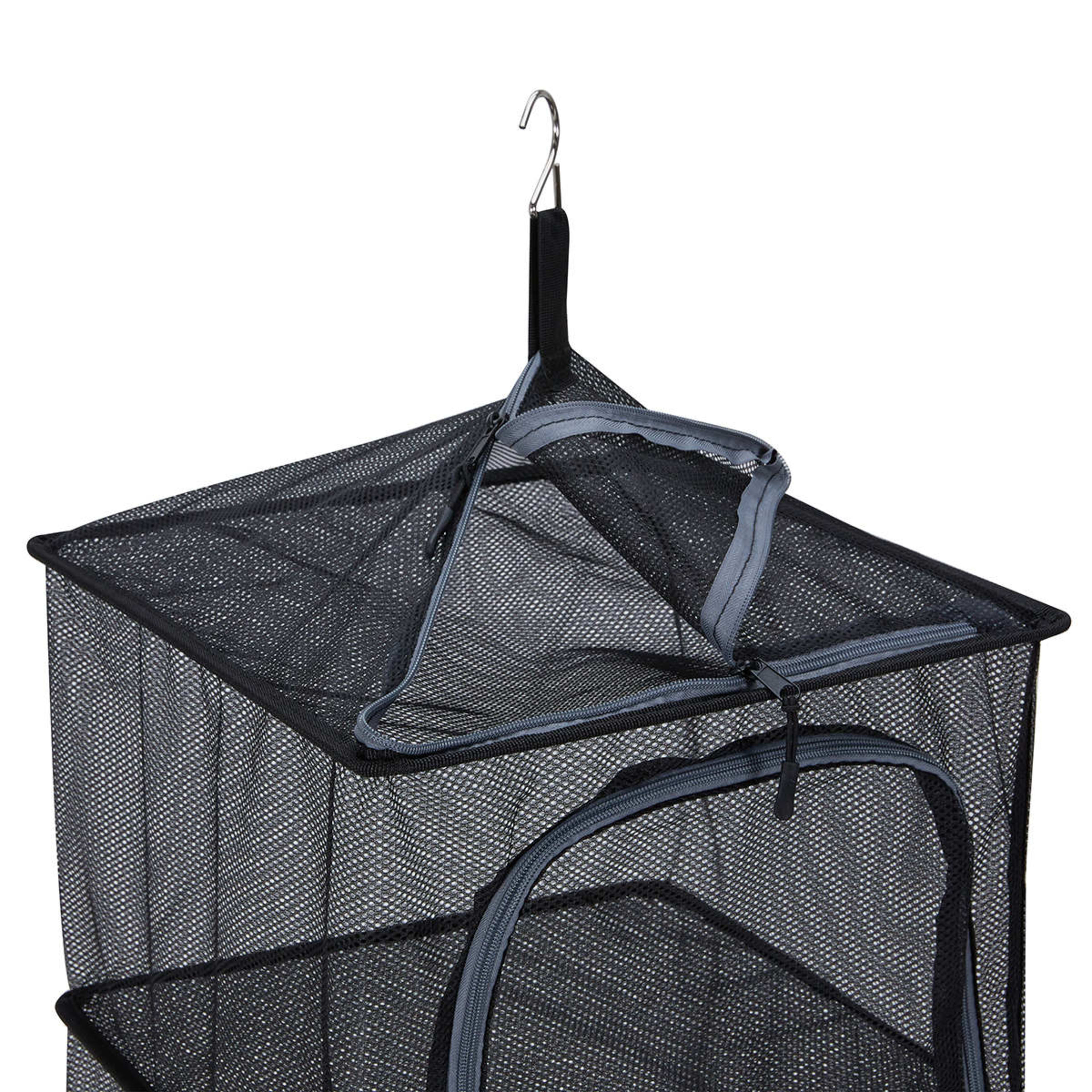 Hanging Storage 4 Shelf Black Kmart