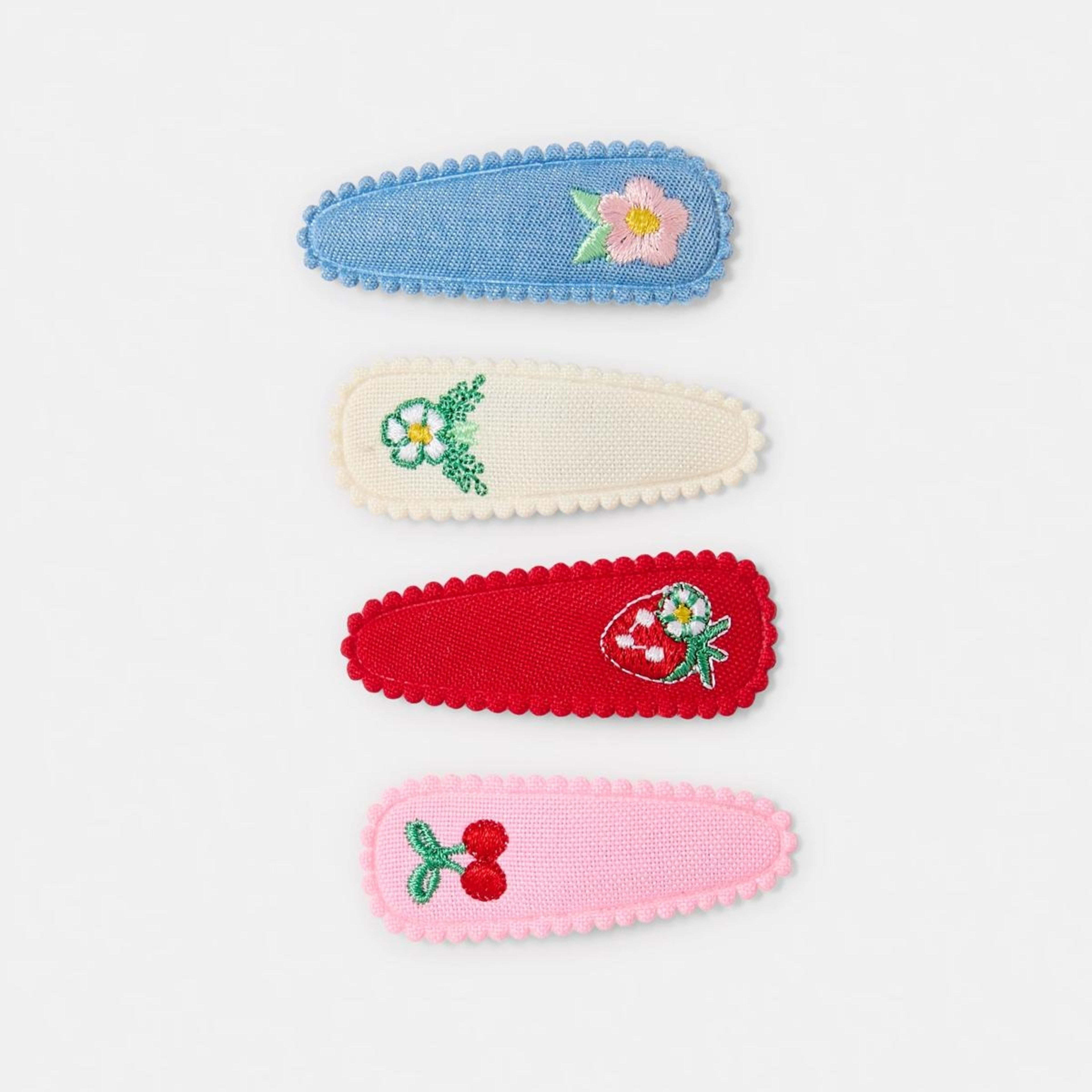 1 4 Pack Embroidery Fruit Clips