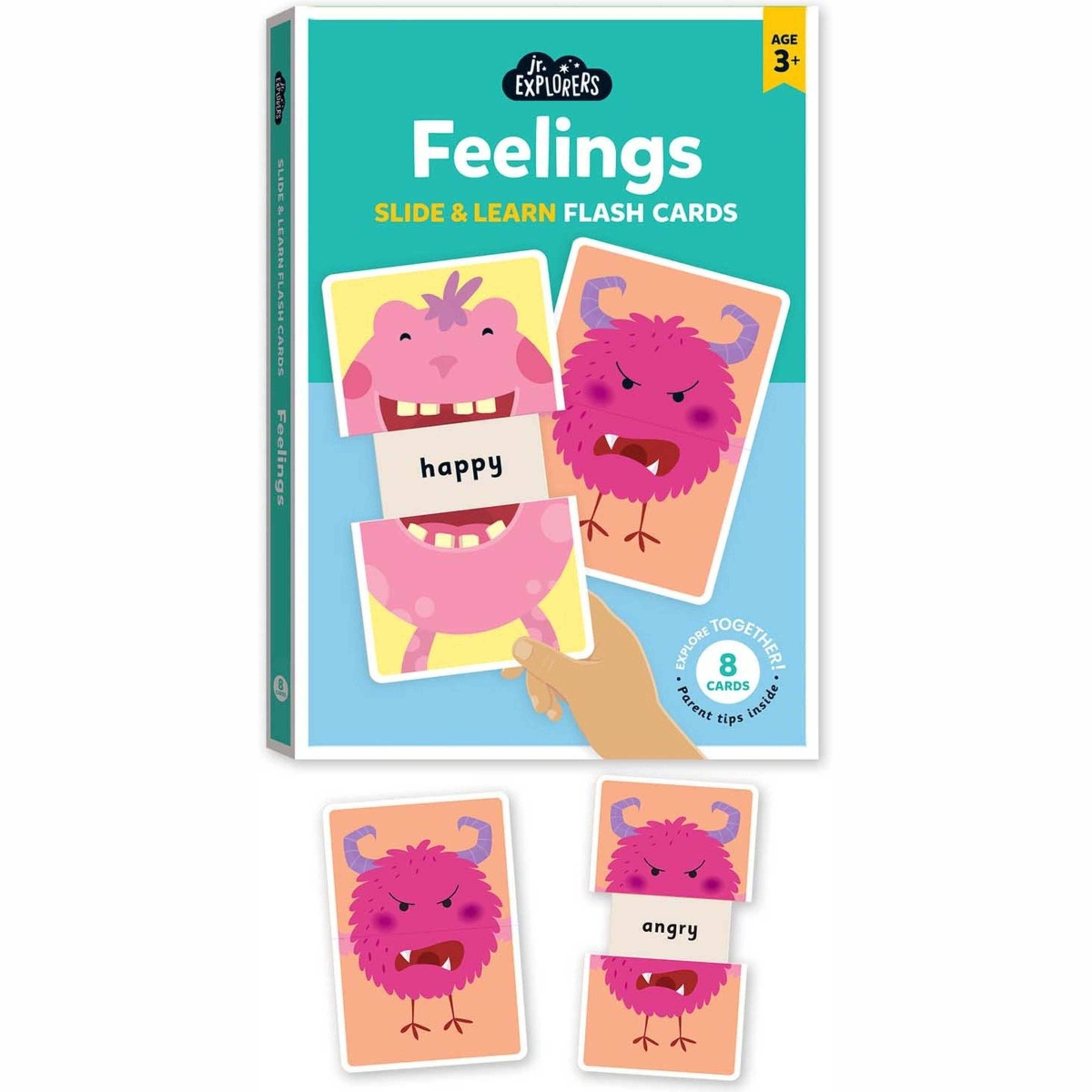 Slide & Learn Flash Cards Feelings Kmart