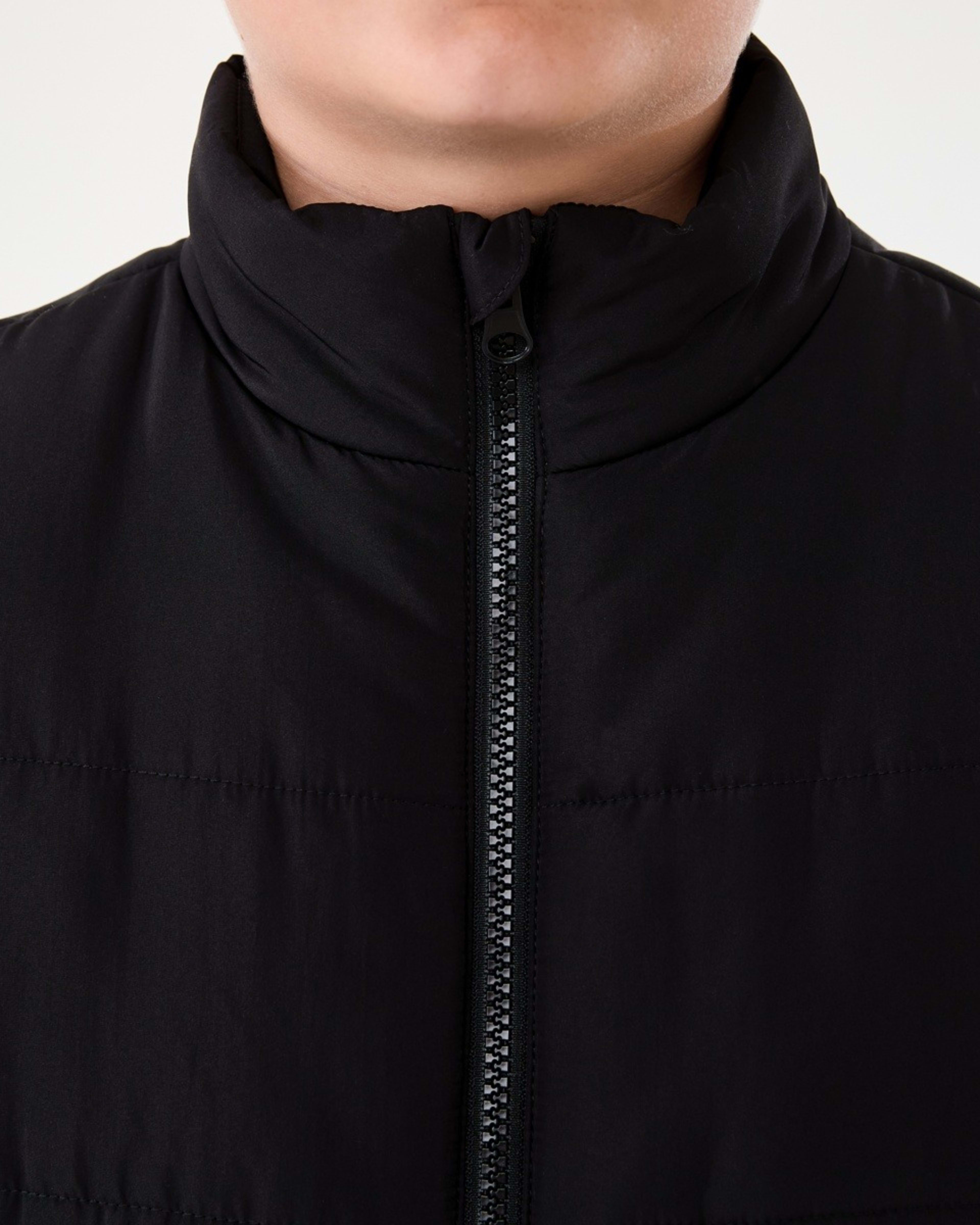 3 Basic Puffer Vest Black, 3 of 9
