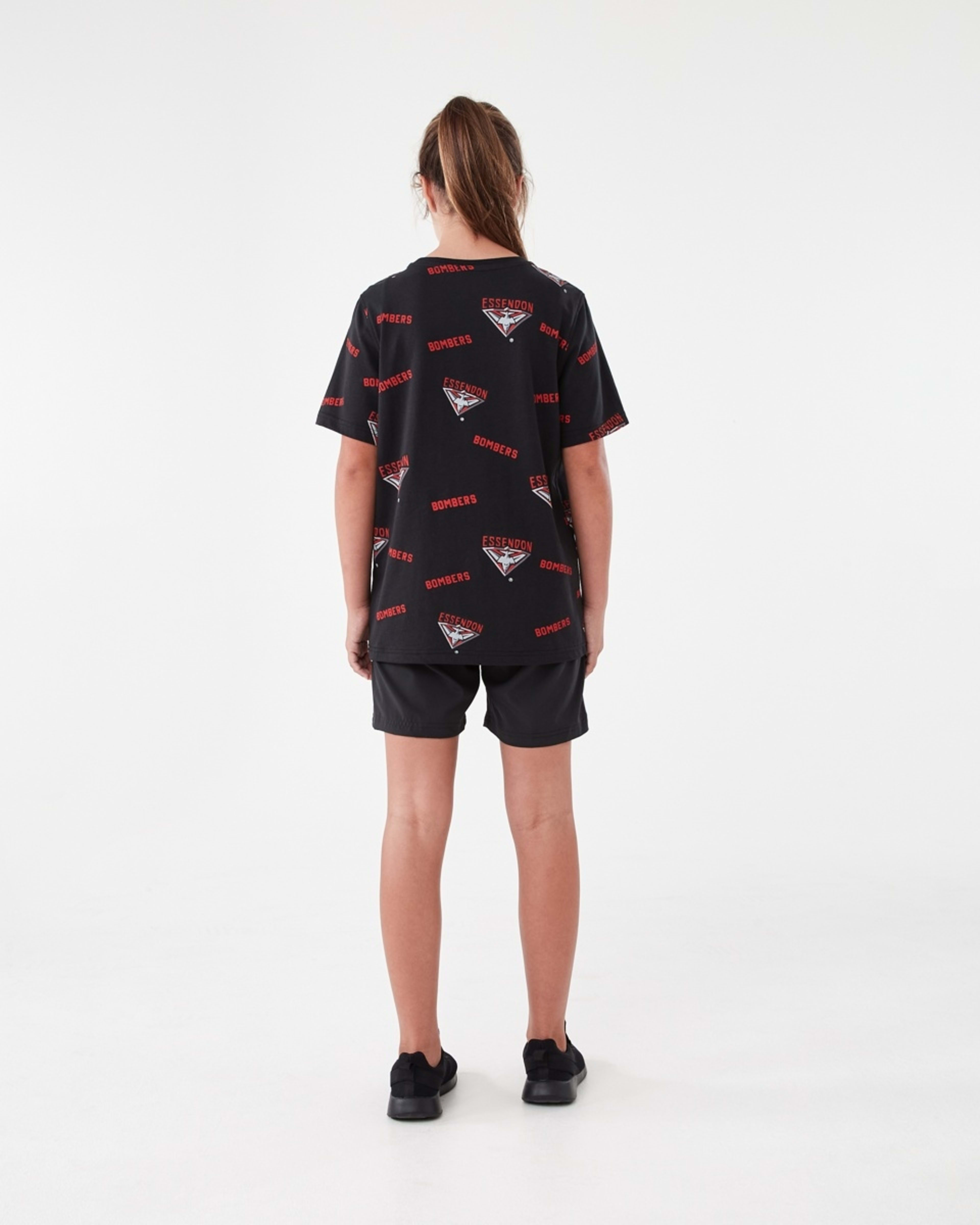 7 Official AFL Kids All Over Print T-shirt Essendon, 7 of 10