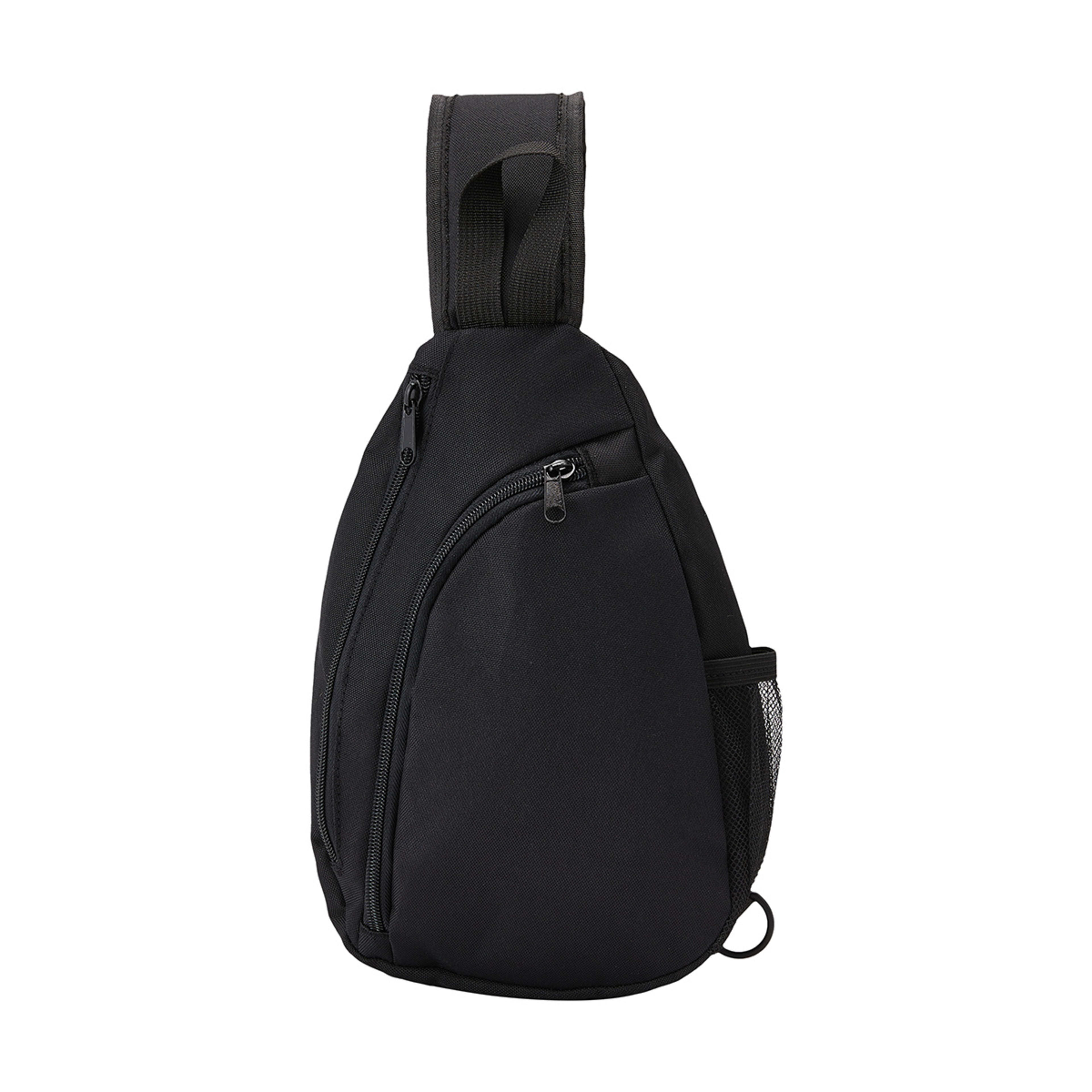 Travel Crossbody Teardrop Shape Bag - Black - Kmart