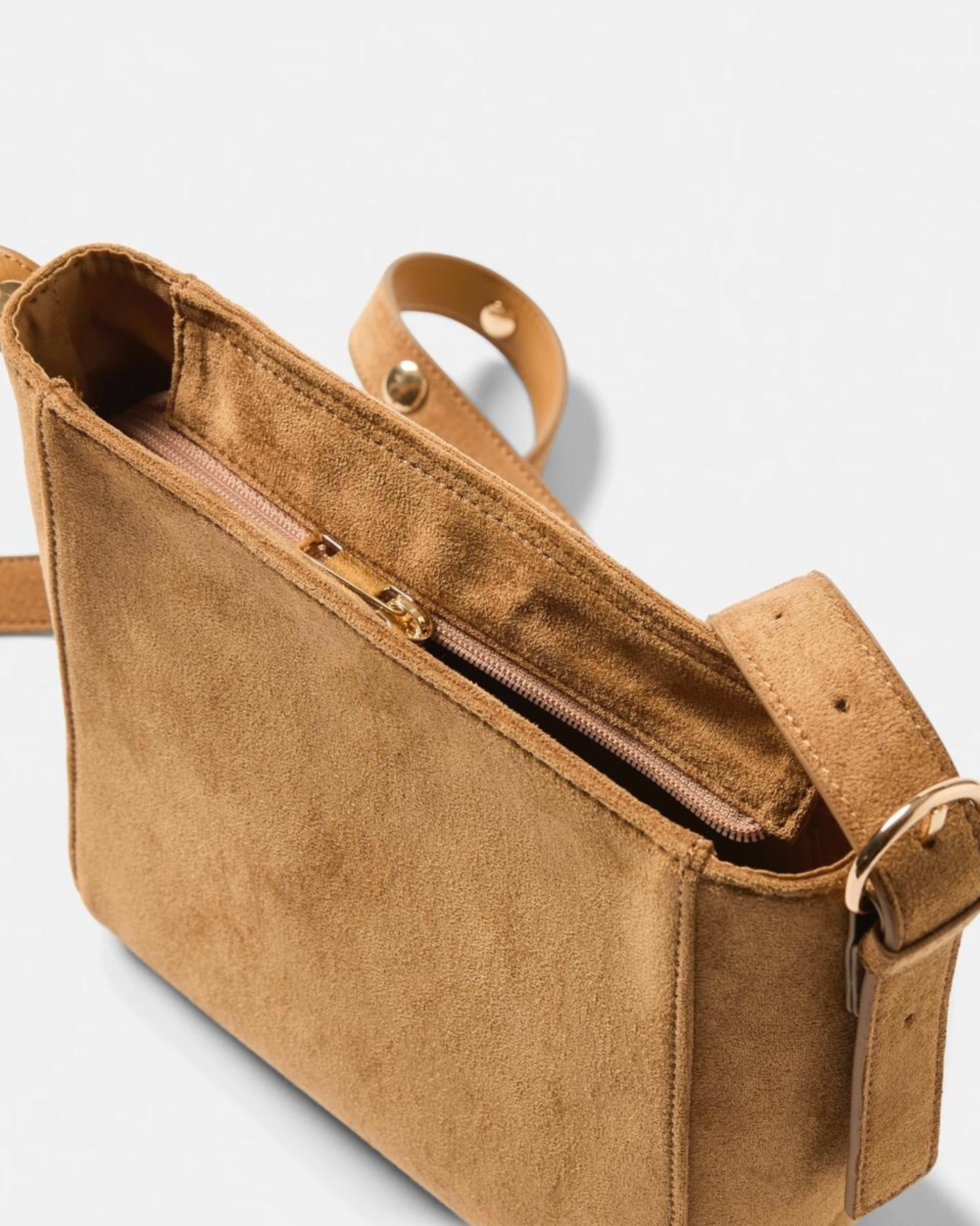 4 Studded Crossbody Bag CAMEL TAN, 4 of 8