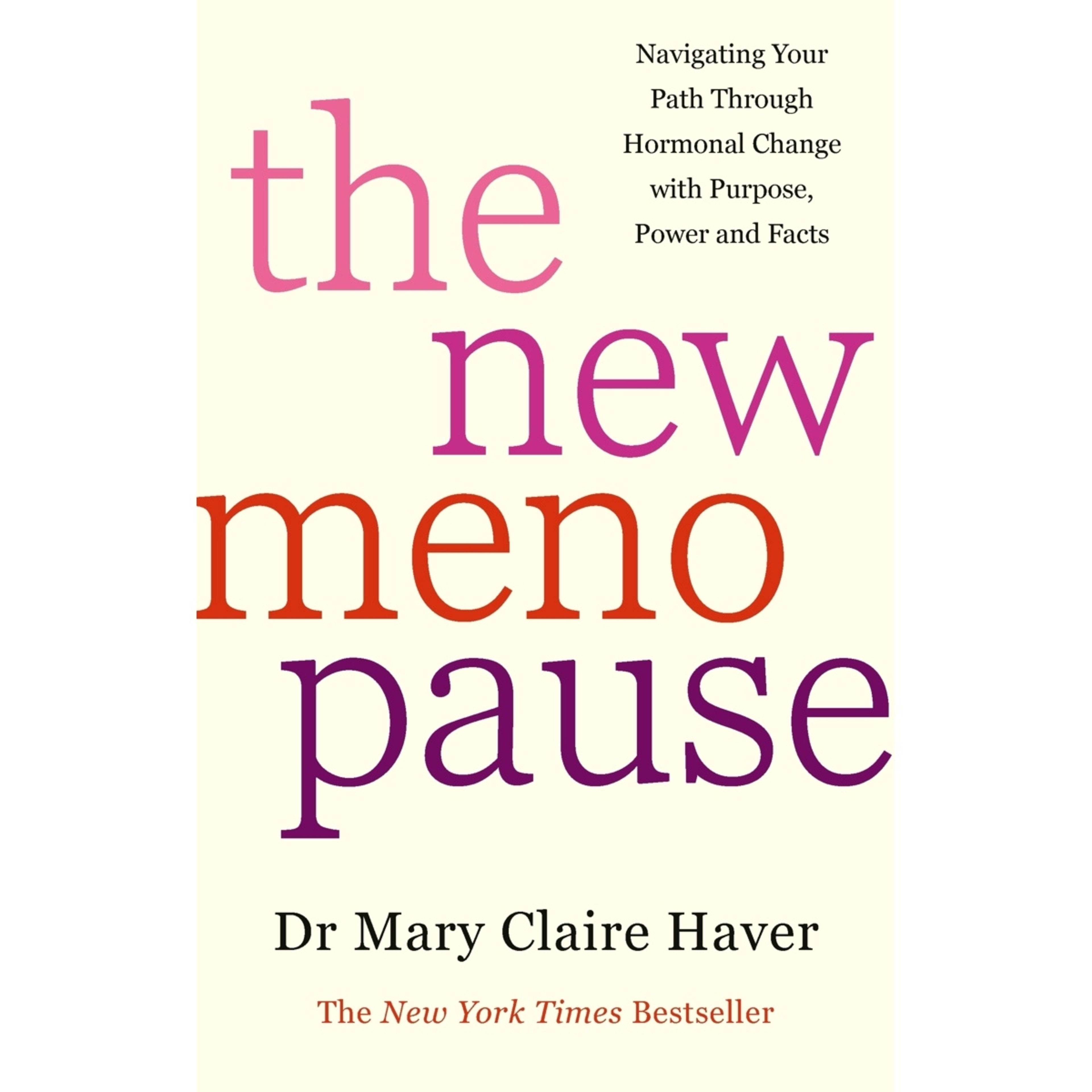 1 The New Menopause by Dr Mary Claire Haver - Book