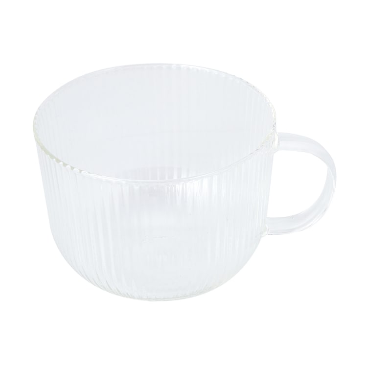 2 Pack Linear Glass Tea Cups Kmart