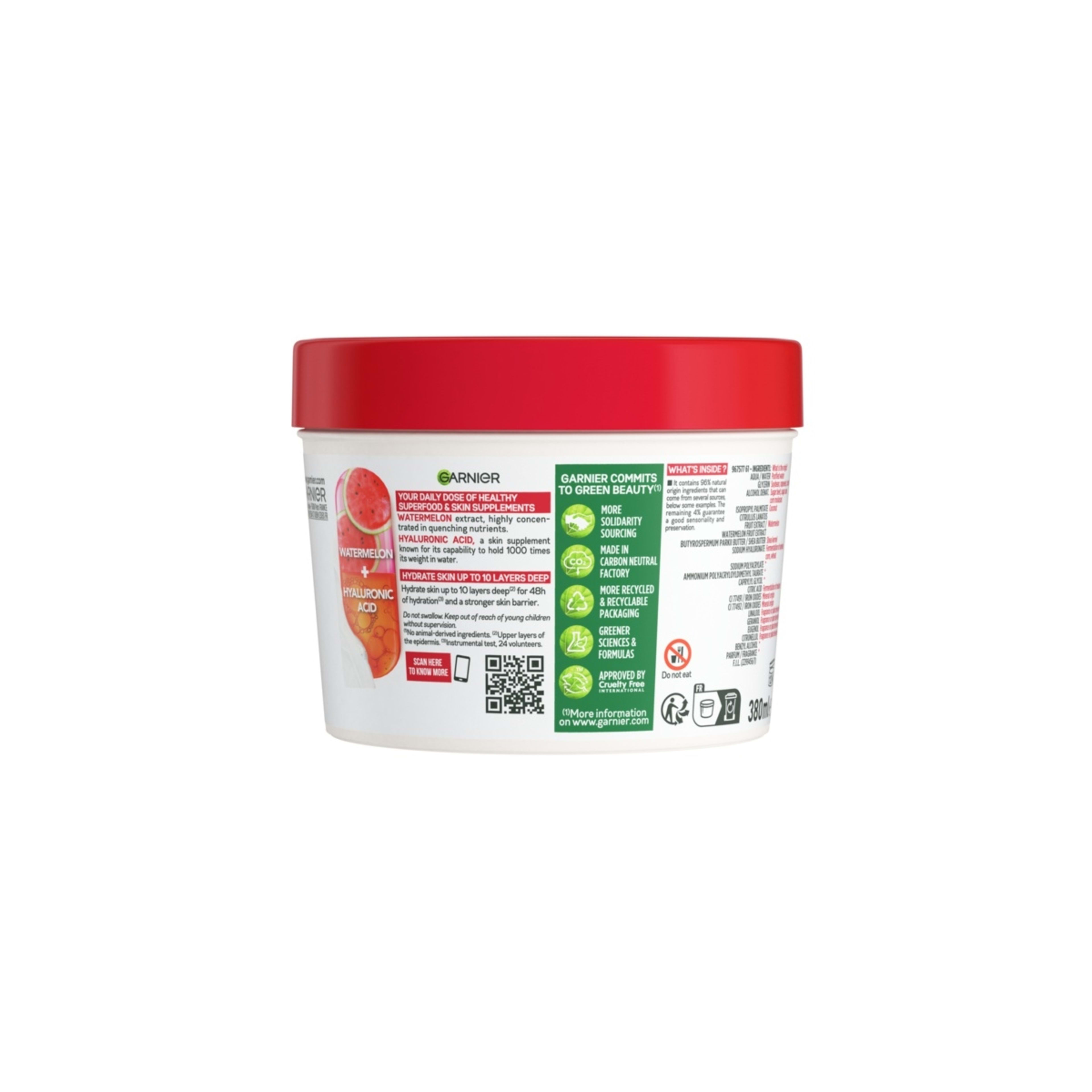 8 Garnier Body Superfood 48H Hydrating Gel-Cream - Watermelon and Hyaluronic Acid, 8 of 8