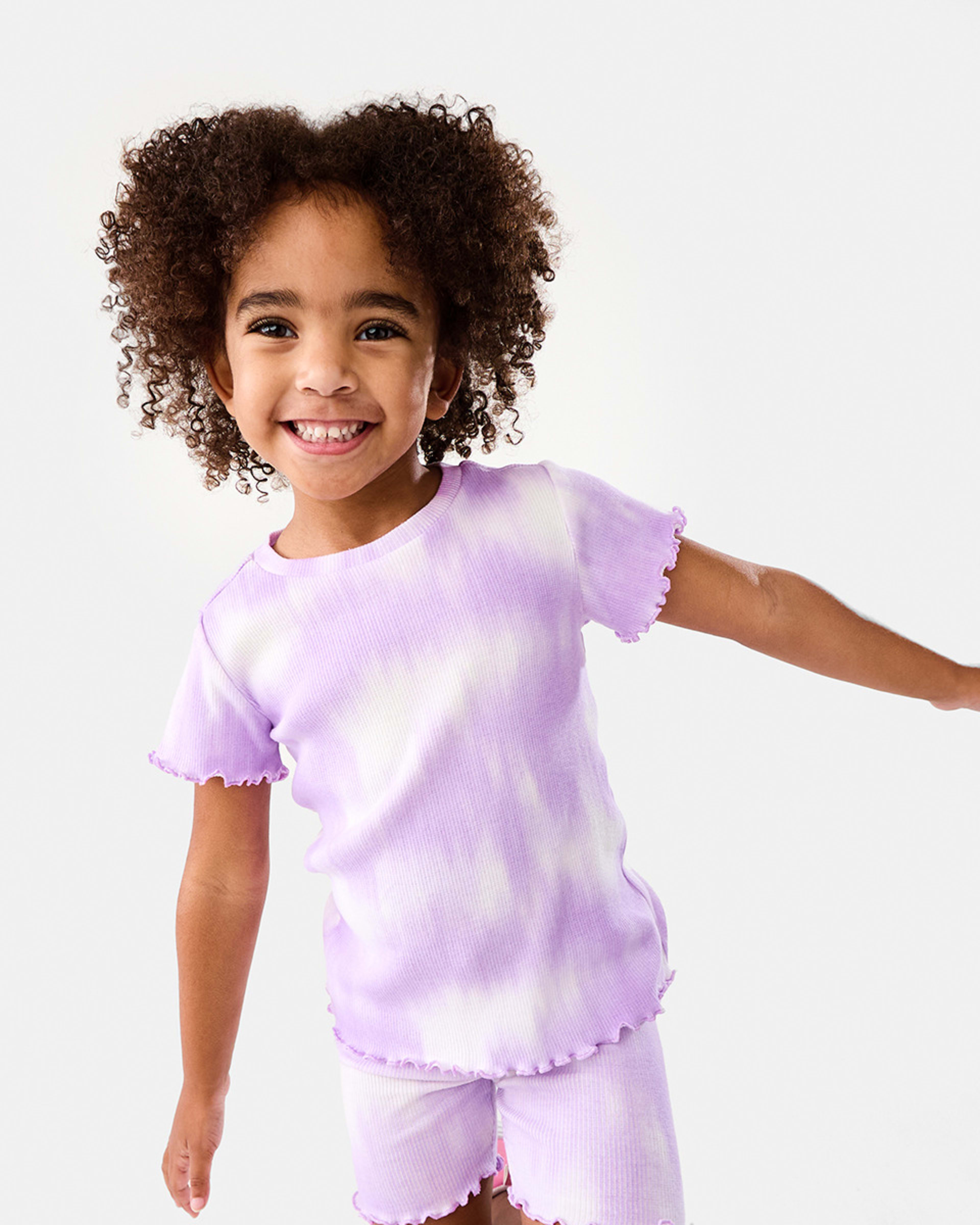1 Short Sleeve Rib T-shirt Pl Tiedye, 1 of 8