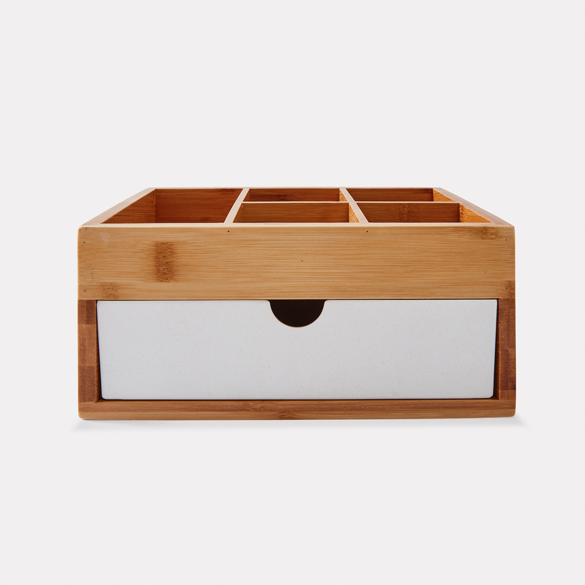 Bamboo Organiser with Drawer Kmart